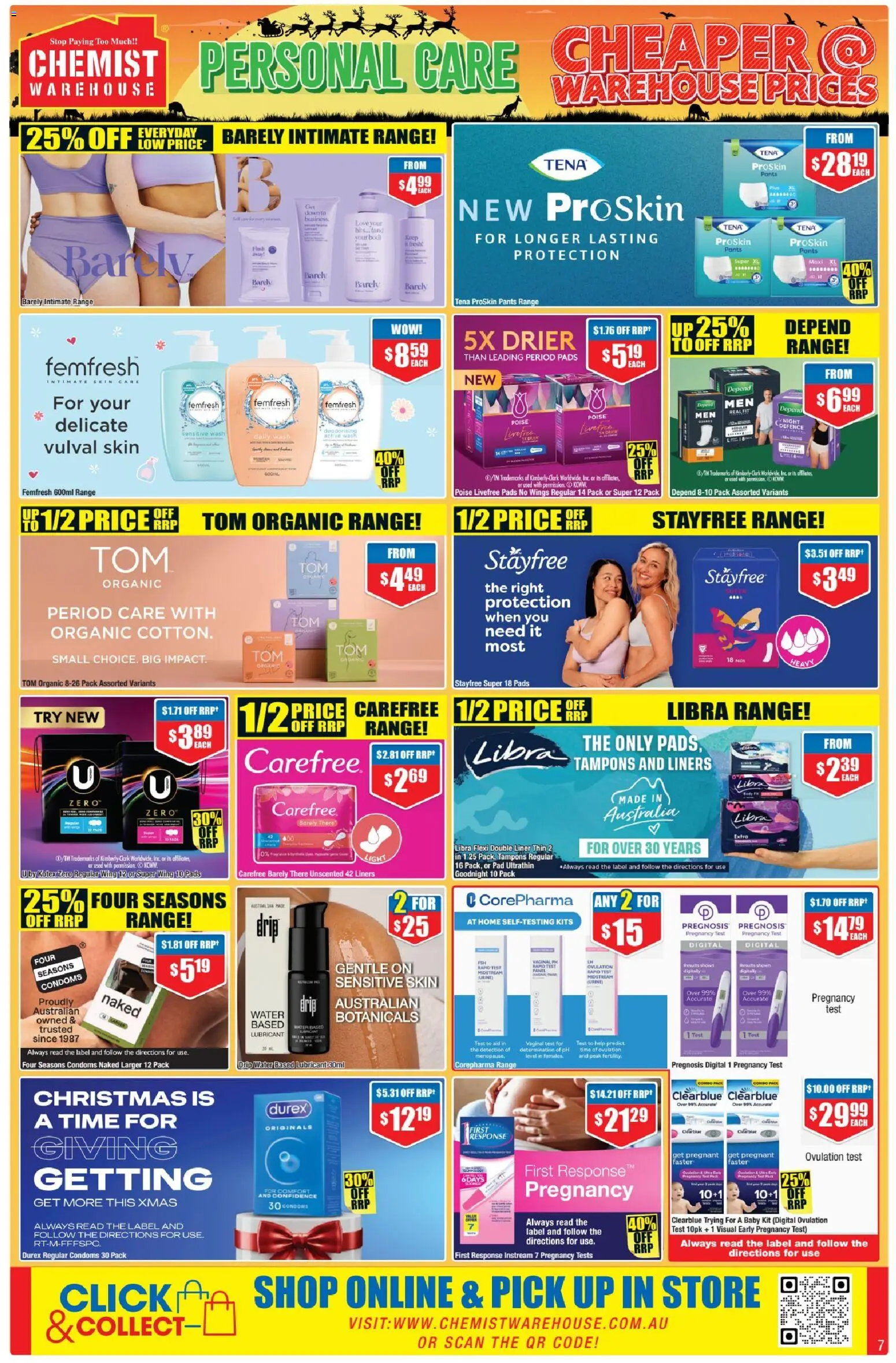 Chemist Warehouse catalogue - valid from 01.12.2025 | Page: 7 | Products: Light, Water, Pants, Lubricant