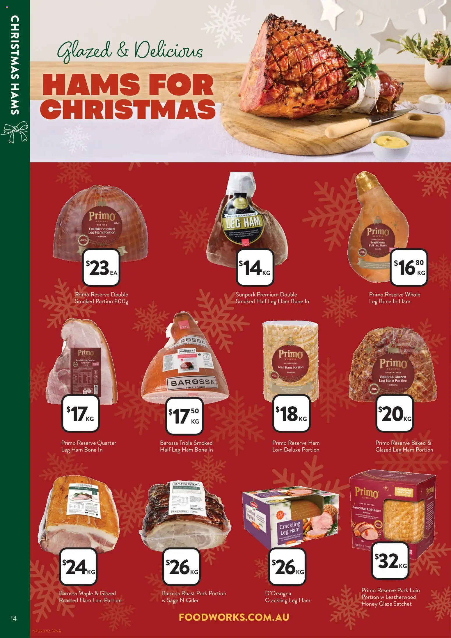 Foodworks catalogue - valid from 17.12.2025 | Page: 14 | Products: Ham, Honey, Pork