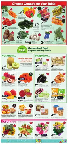 Sobeys flyer valid from 14.08.2025 | Page: 5 | Products: Pineapple, Nuts, Potatoes, Chair