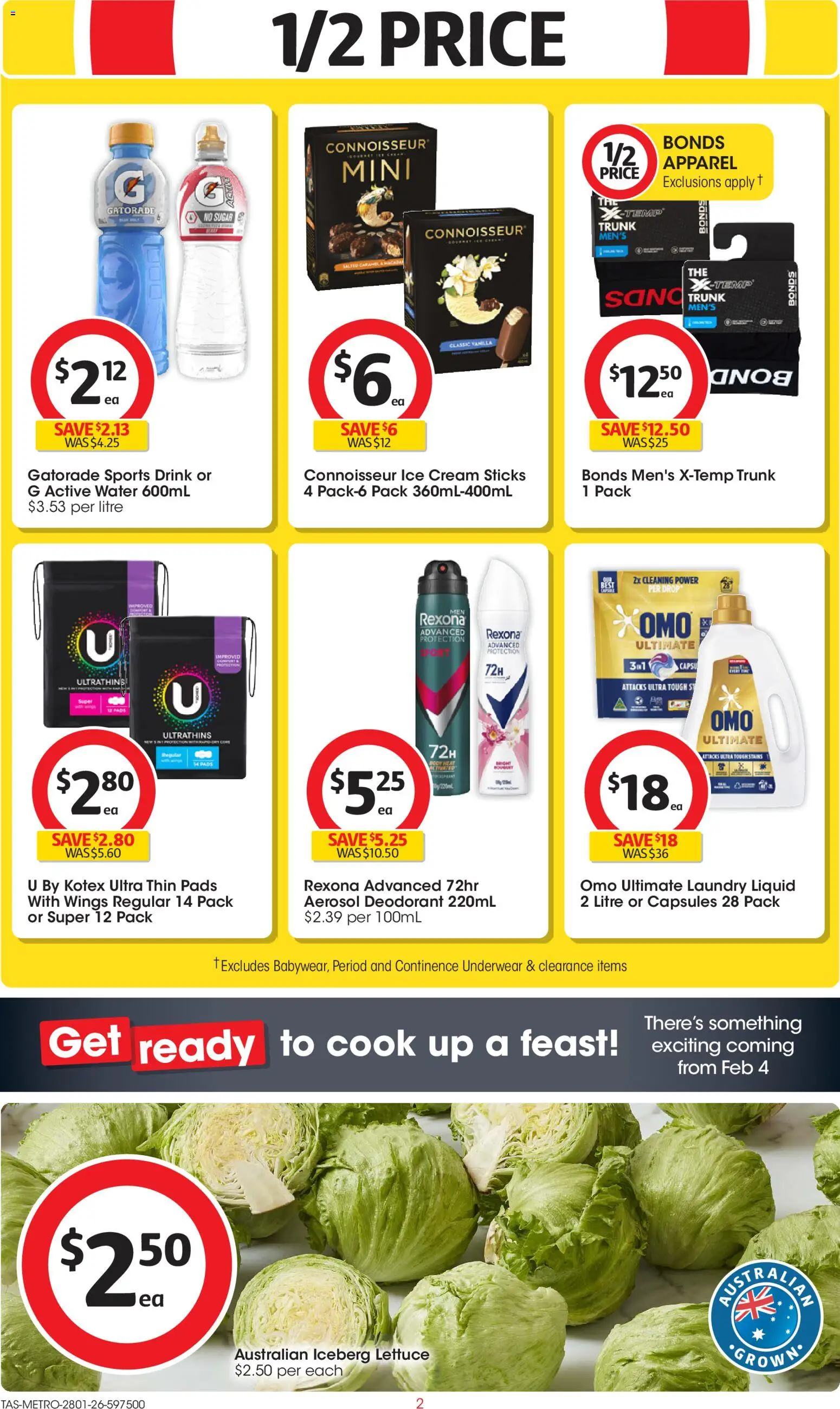 Coles catalogue - valid from 28.01.2026 | Page: 2 | Products: Vegetables, Seafood, Fridge, Freezer