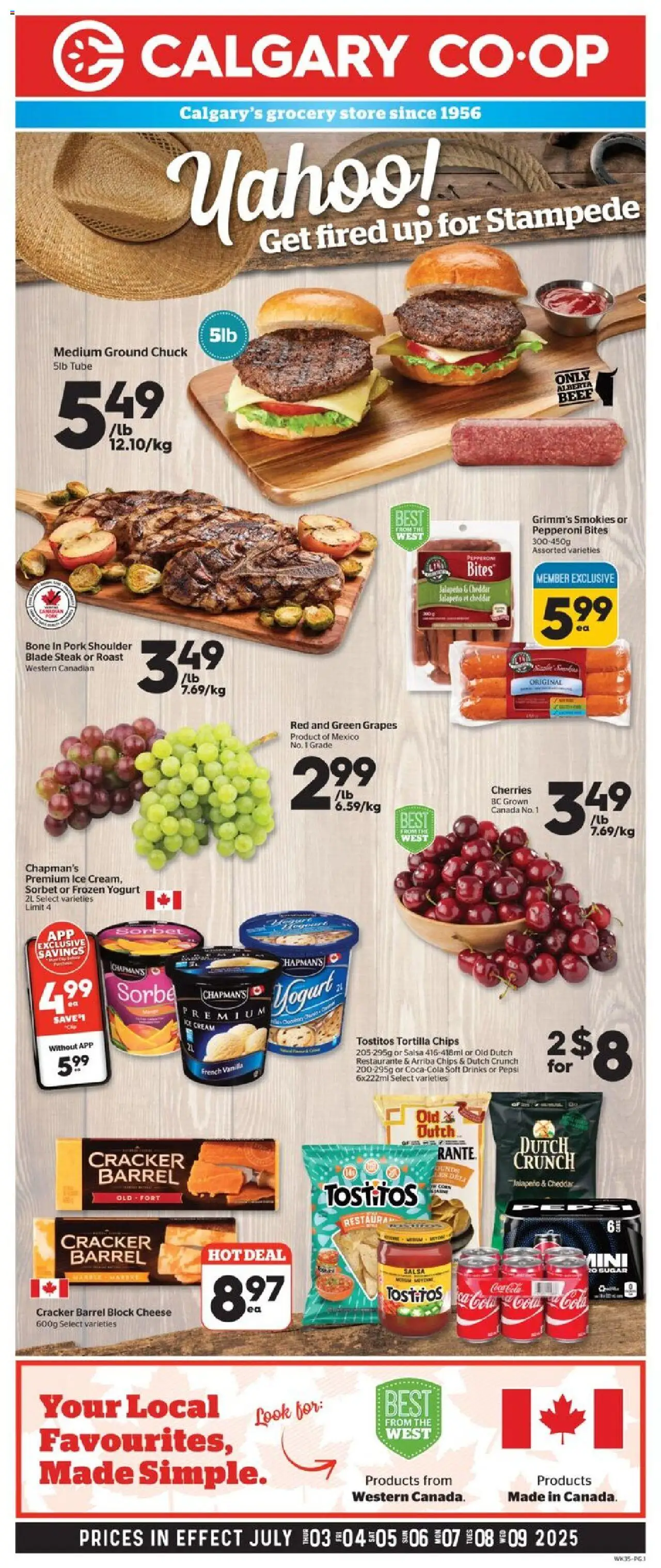 Calgary Co-op flyer valid from 03.07.2025 | Page: 1
