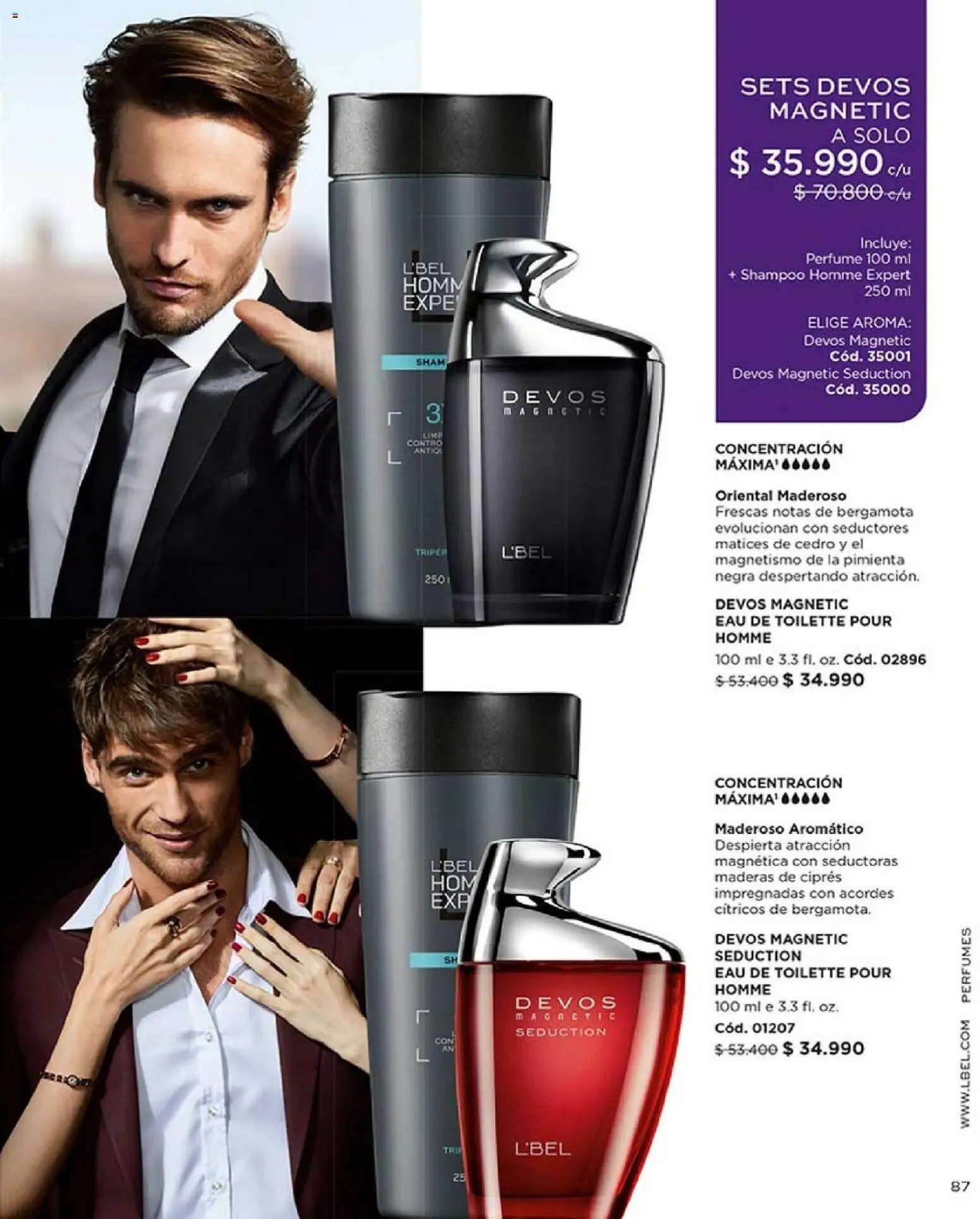 Catálogo L'Bel Campaña 4 │ válido desde el 15.02.2026 | Página: 91 | Productos: Pimienta, Perfume, Eau de toilette, Shampoo