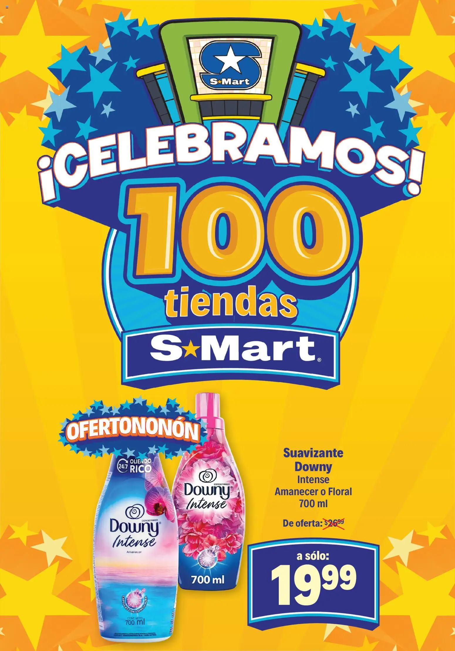 Nuevas ofertas de S-Mart válidas en toda la República Mexicana desde el 24.10.2025. ¡Encuentra las mejores ofertas en S-Mart folleto Ofertas de Feria Matamoros! | Página: 2 | Productos: Suavizante
