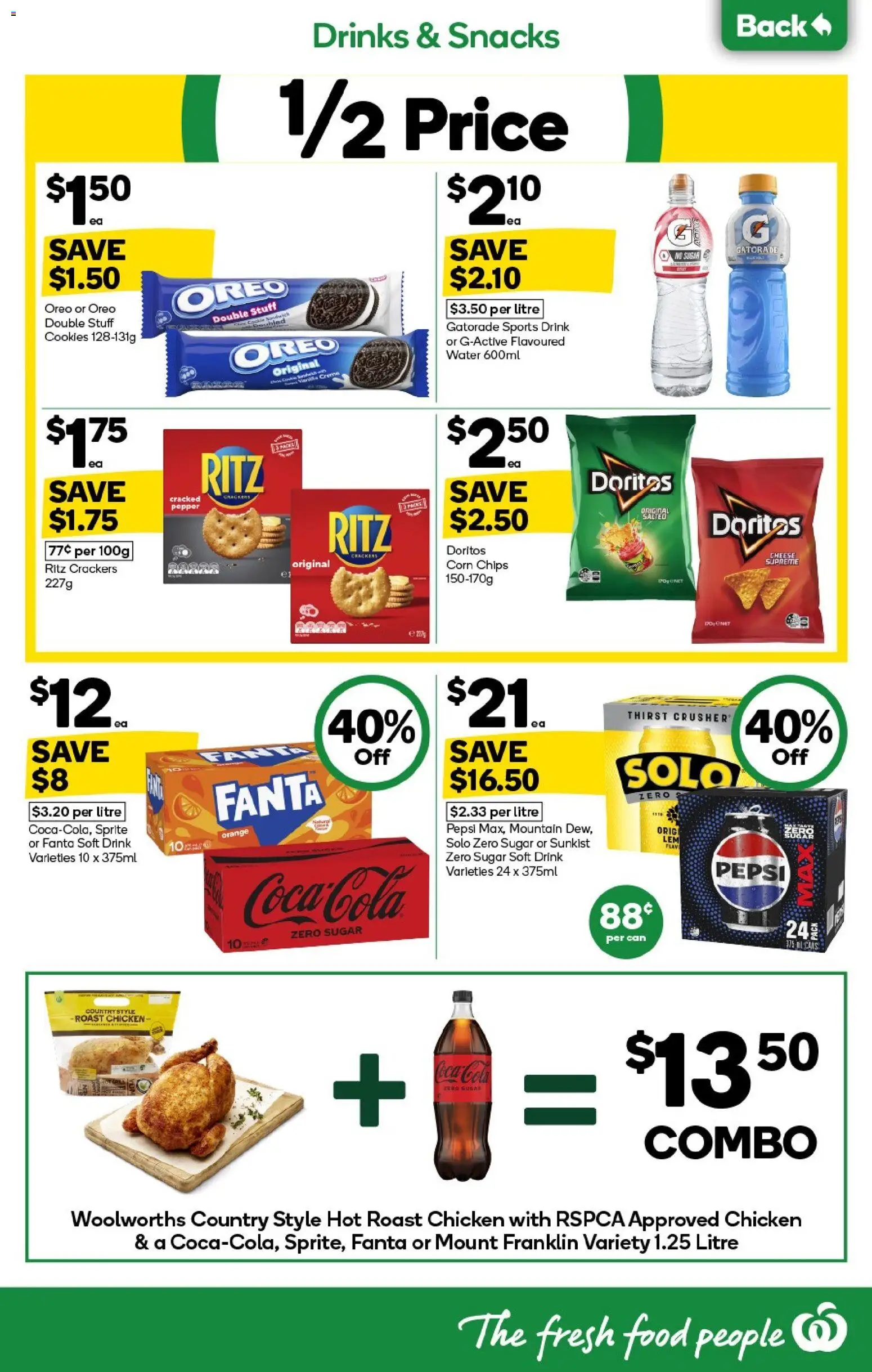 Woolworths catalogue - valid from 07.01.2026 | Page: 10 | Products: Chicken, Coca Cola, Pepsi, Pepper