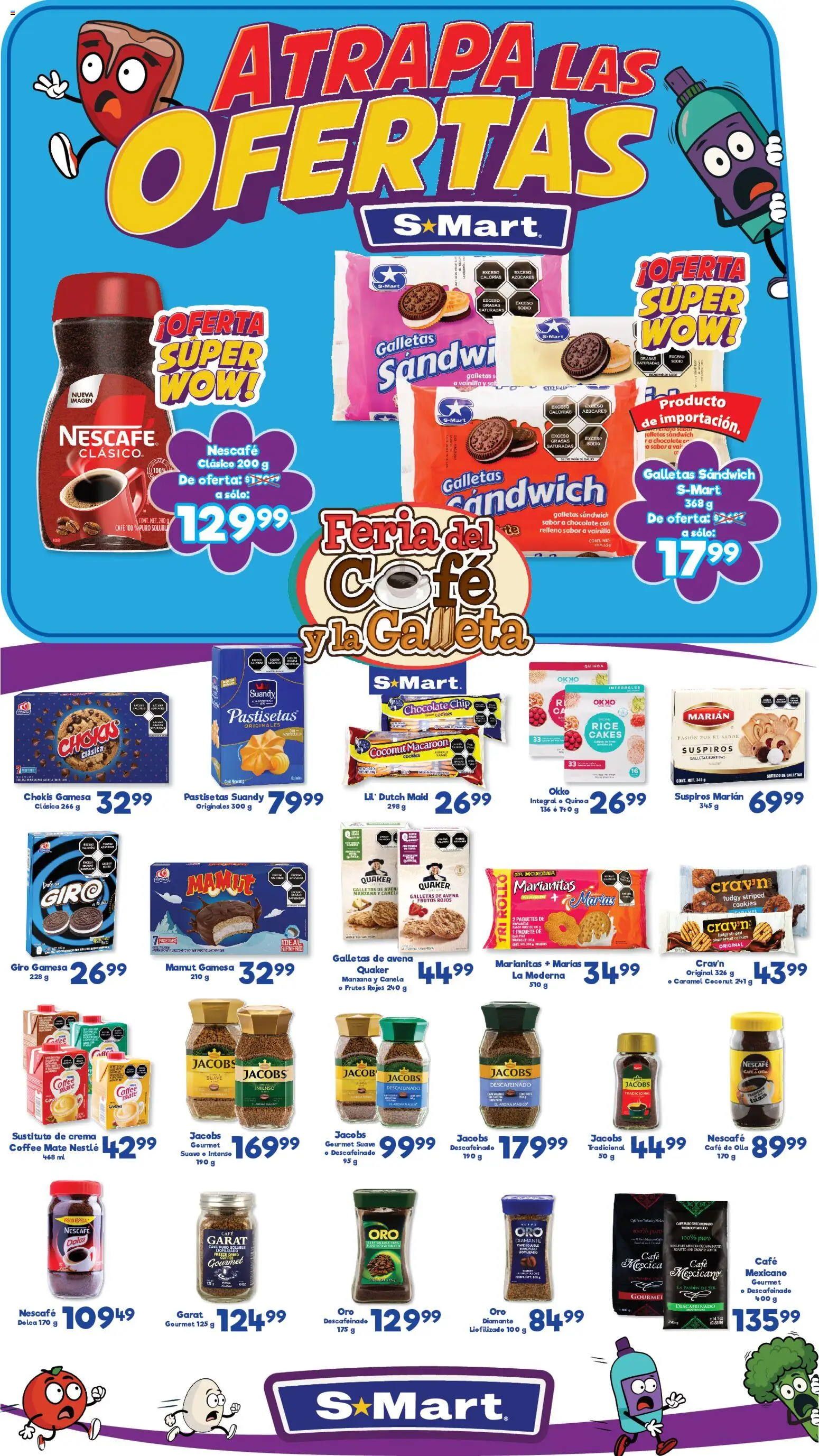 Nuevas ofertas de S-Mart válidas en toda la República Mexicana desde el 10.02.2026. ¡Encuentra las mejores ofertas en S-Mart folleto Ofertas de feria Nuevo Laredo! | Página: 1