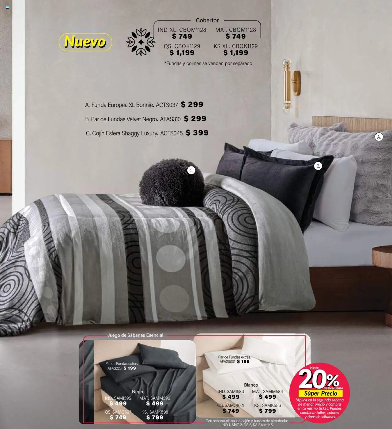 Nuevas ofertas de Colchas Concord válidas en toda la República Mexicana desde el 01.08.2025. ¡Encuentra las mejores ofertas en Colchas Concord - Catálogo! | Página: 710 | Productos: Cobertor, Juego, Funda, Sabanas