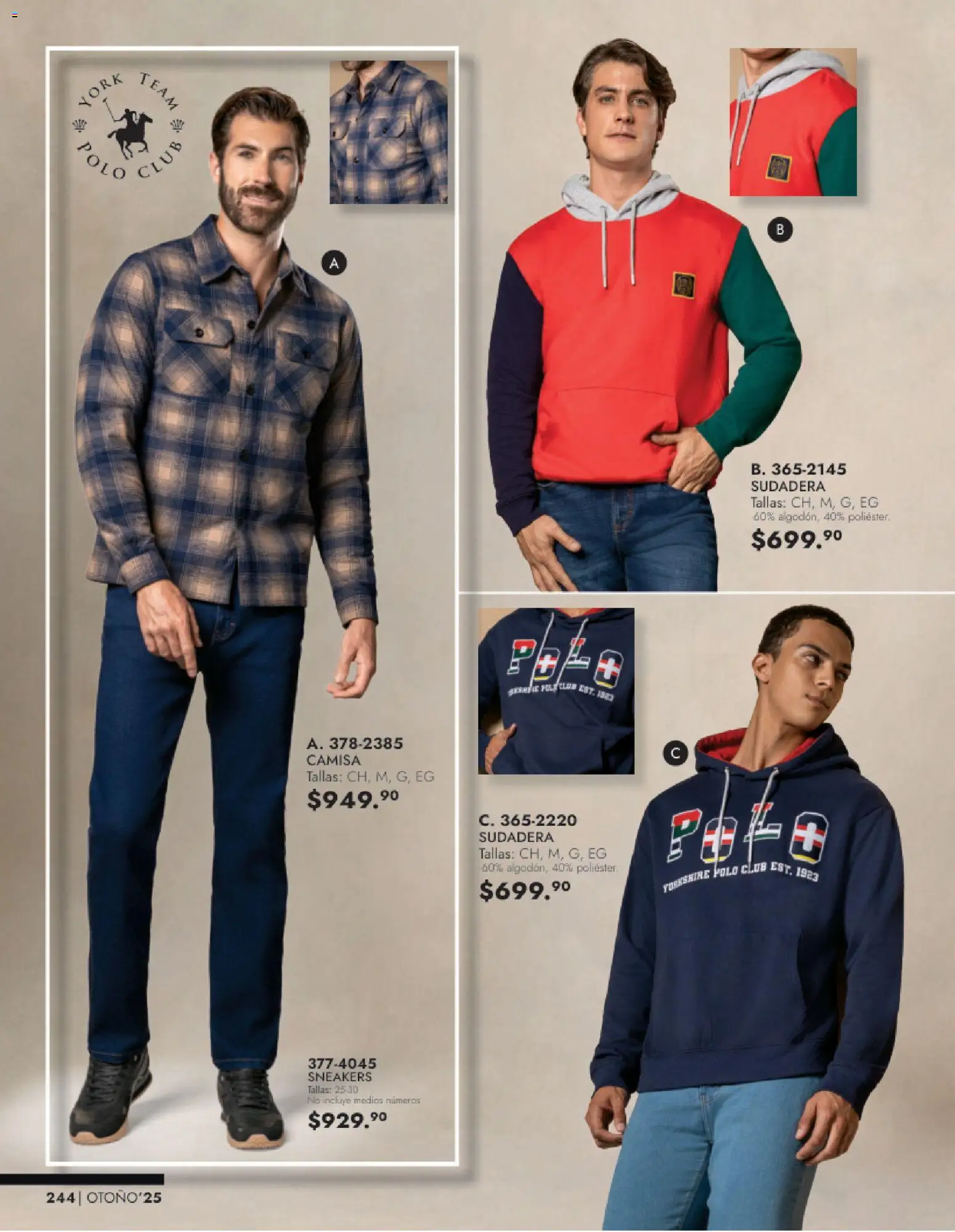 Nuevas ofertas de Andrea válidas en toda la República Mexicana desde el 26.11.2025. ¡Encuentra las mejores ofertas en Andrea catálogo Vestir Caballero otoño! | Página: 82 | Productos: Camisa, Sudadera