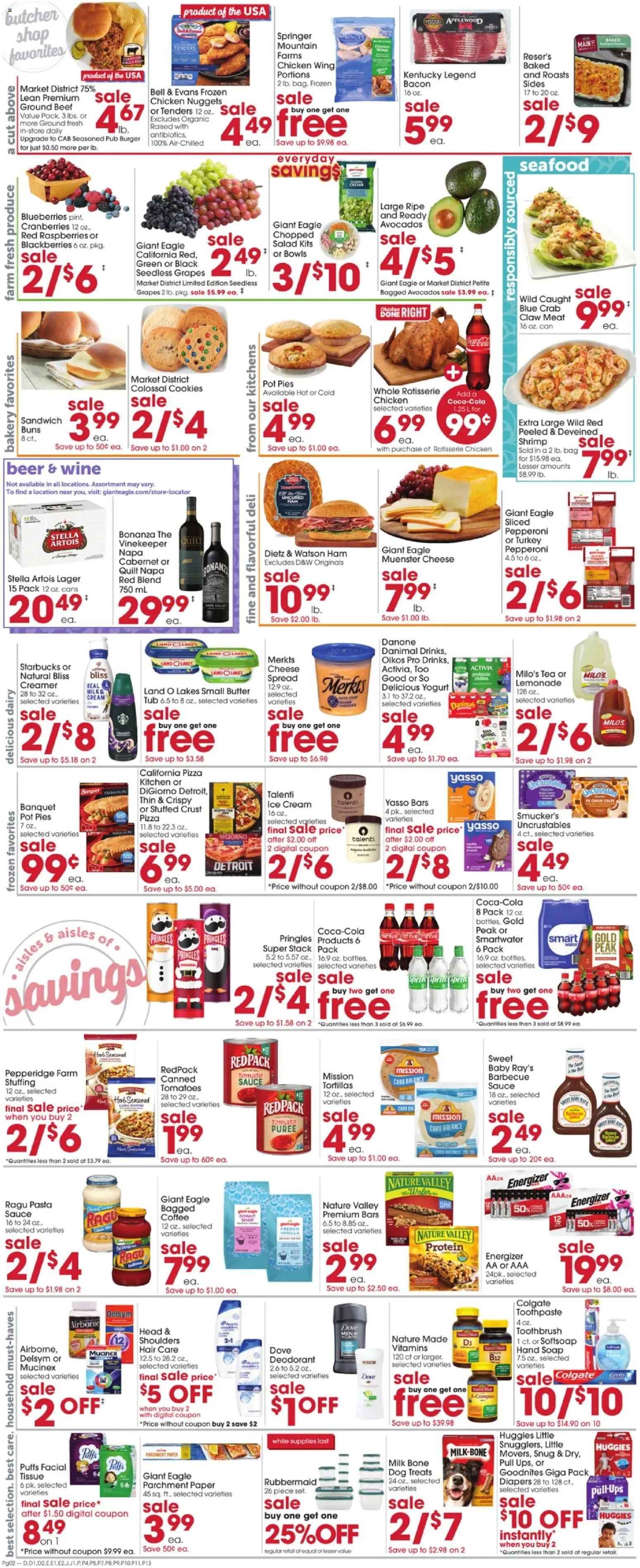 Giant Eagle Black Friday - valid from 28.11.2025 | Page: 4 | Products: Beer, Soap, Deodorant, Tomatoes