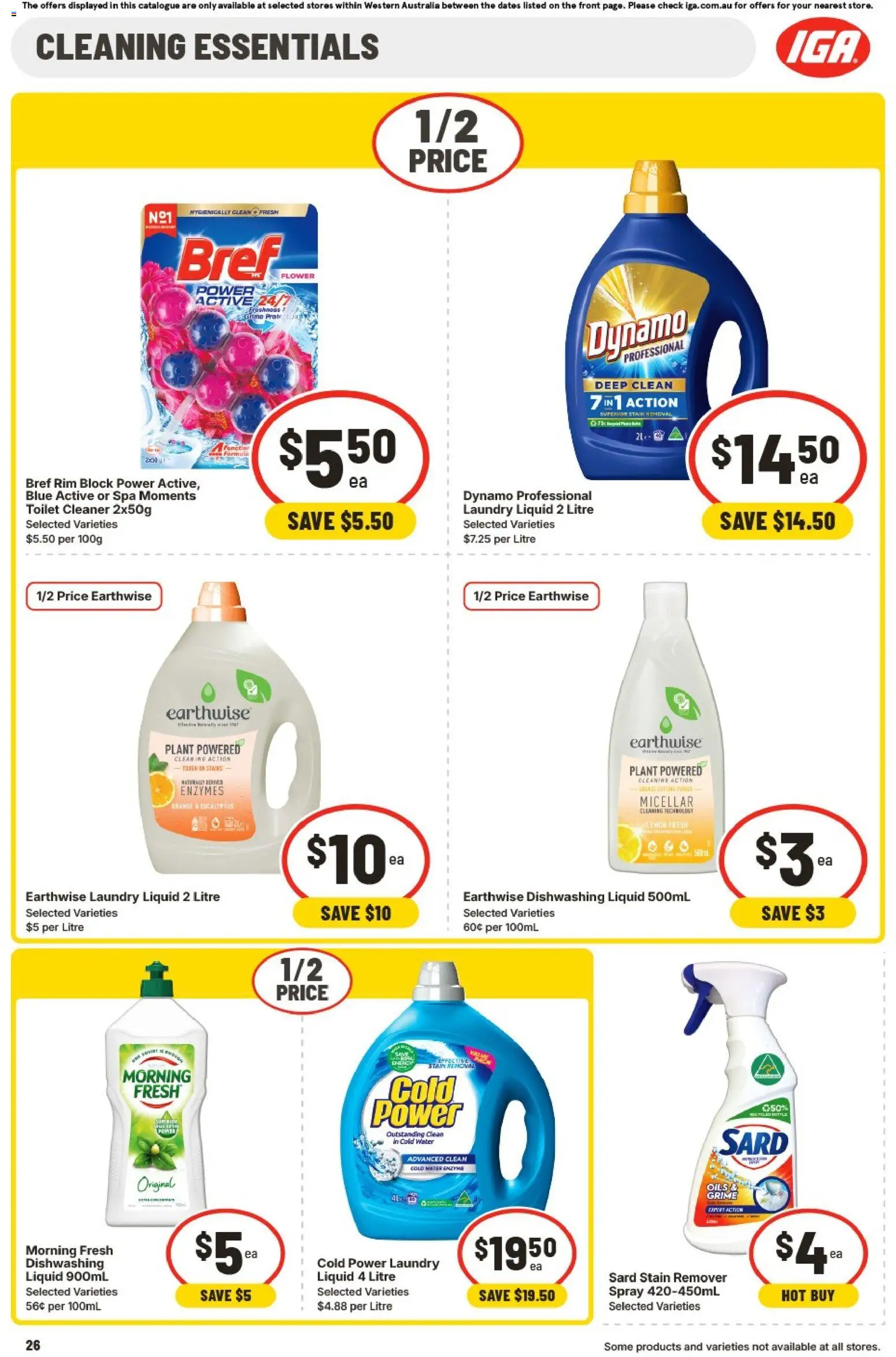 IGA catalogue - valid from 24.12.2025 | Page: 29 | Products: Toilet, Plant, Stain remover, Water
