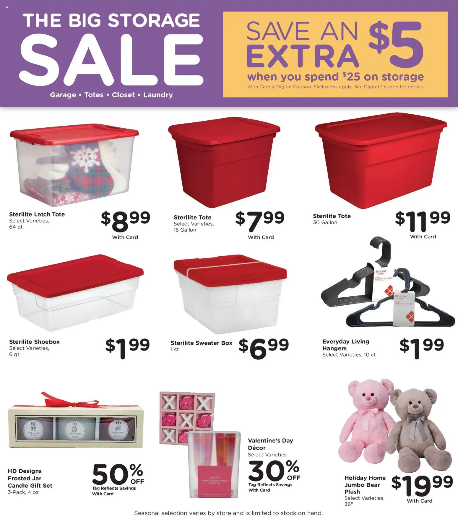 Kroger Weekly Ad - valid from 07.01.2026 | Page: 13 | Products: Box, Shoebox, Sweater, Closet