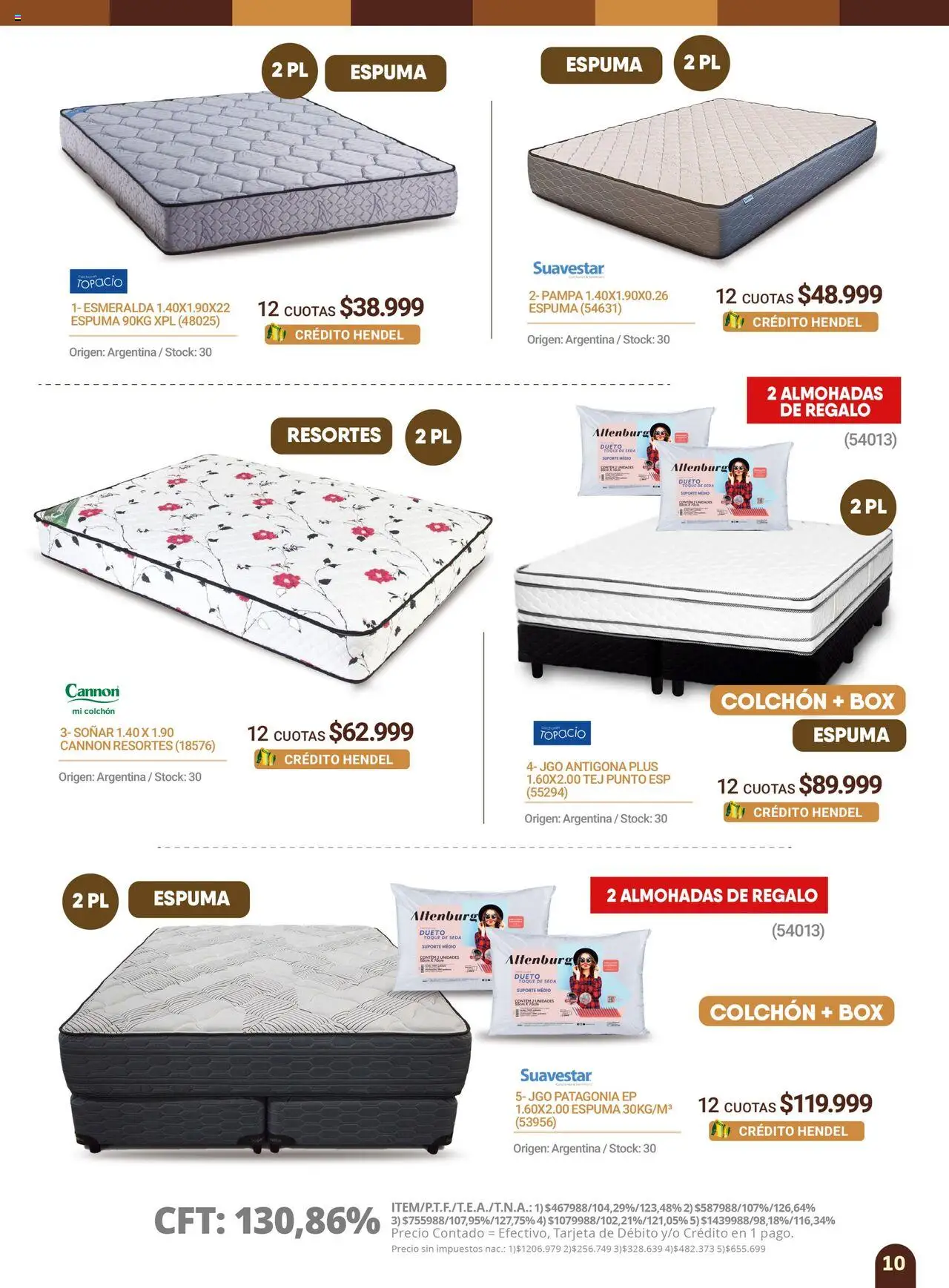 Hendel catálogo │ válido desde el 01.08.2025 | Página: 10 | Productos: Colchón, Espuma