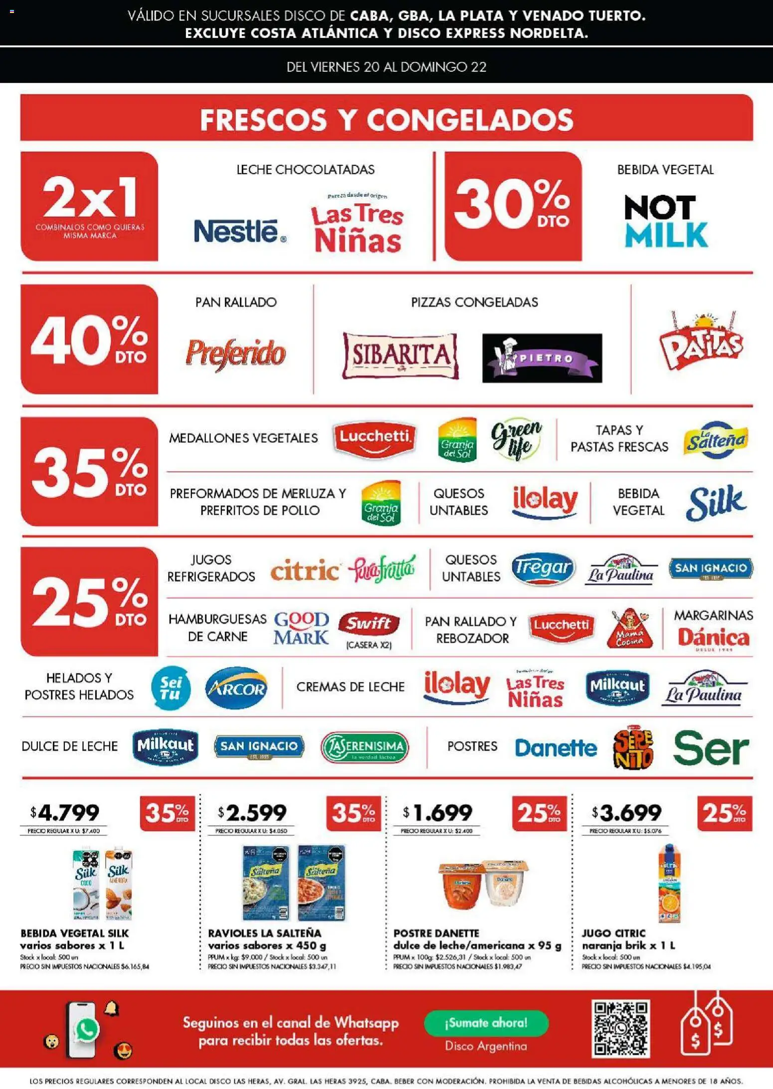 Disco ofertas │ válido desde el 20.02.2026 | Página: 4 | Productos: Disco, Cocina, Pollo, Jugo