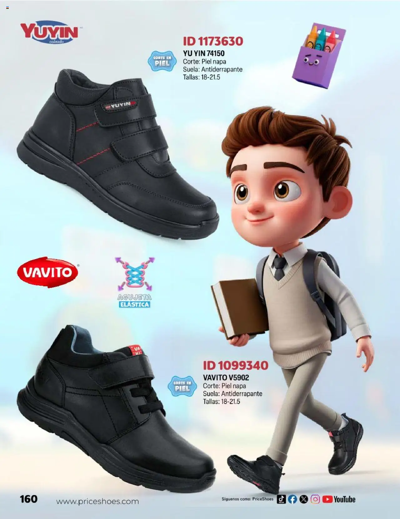 Nuevas ofertas de Price Shoes válidas en toda la República Mexicana desde el 23.04.2025. ¡Encuentra las mejores ofertas en Price Shoes catálogo Kids! | Página: 160