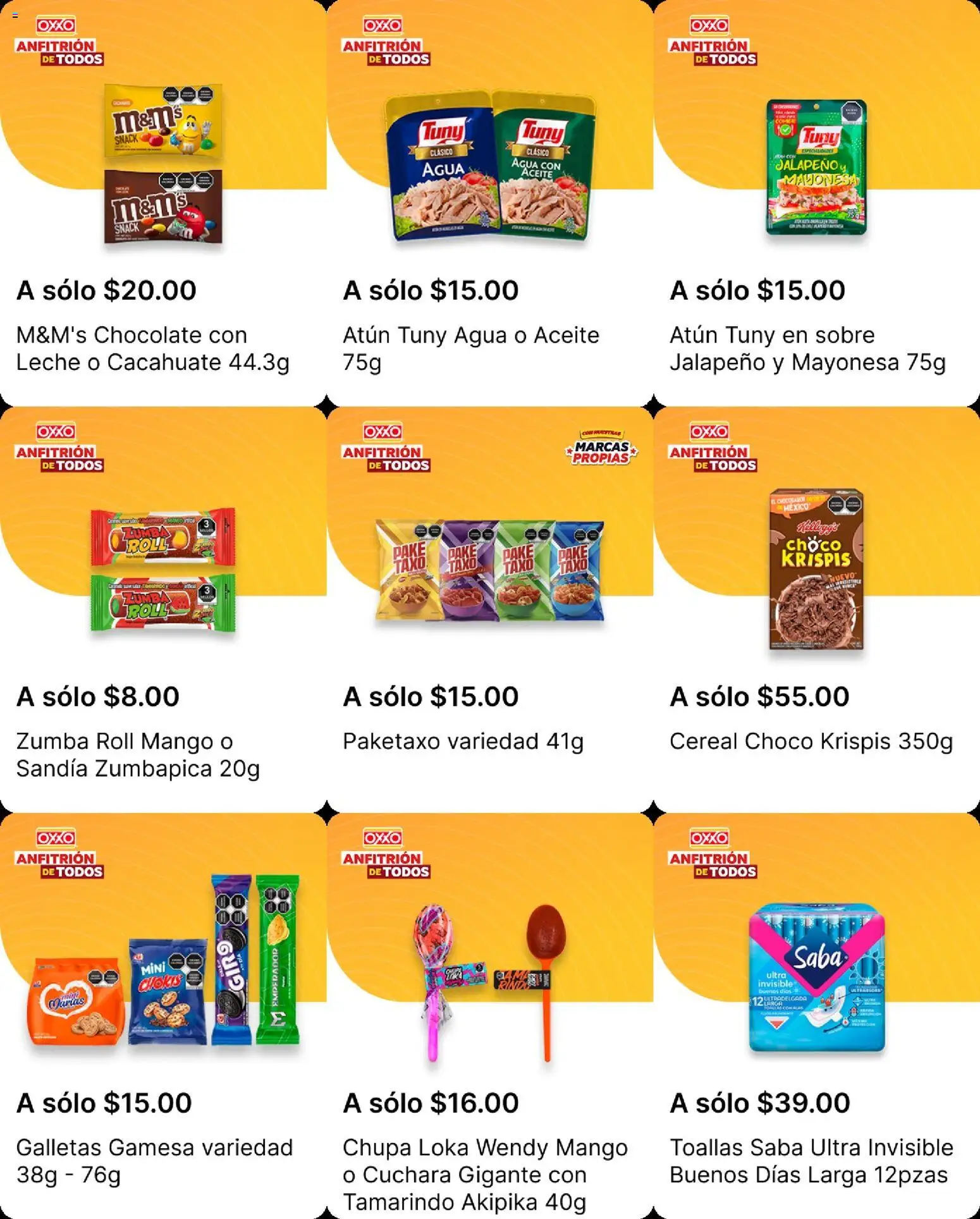 Nuevas ofertas de OXXO válidas en toda la República Mexicana desde el 16.04.2026. ¡Encuentra las mejores ofertas en OXXO folleto! | Página: 8 | Productos: Leche, Chocolate, Cuchara, Sobre