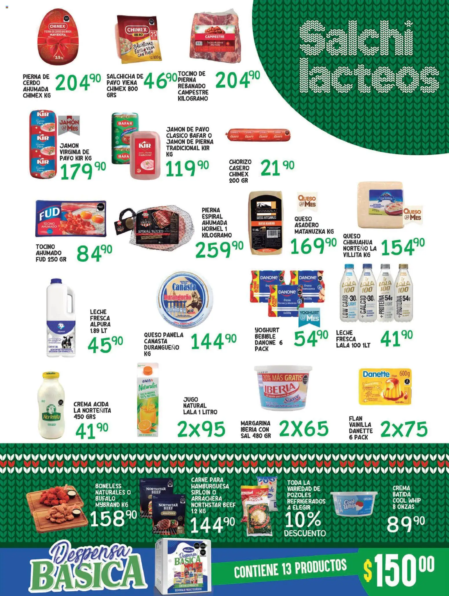 Nuevas ofertas de Alsuper válidas en toda la República Mexicana desde el 25.11.2025. ¡Encuentra las mejores ofertas en Alsuper folleto Saltillo! | Página: 3 | Productos: Tocino, Leche, Jugo, Cerdo