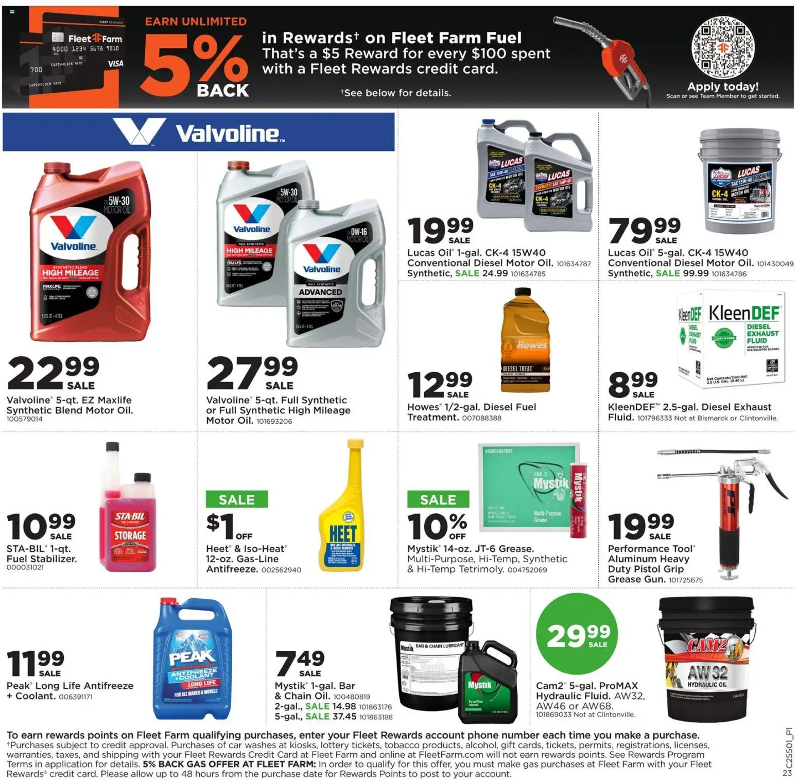 Mills Fleet Farm Weekly Ad - valid from 11.12.2025 | Page: 30 | Products: Antifreeze, Coolant, Motor Oil, Date