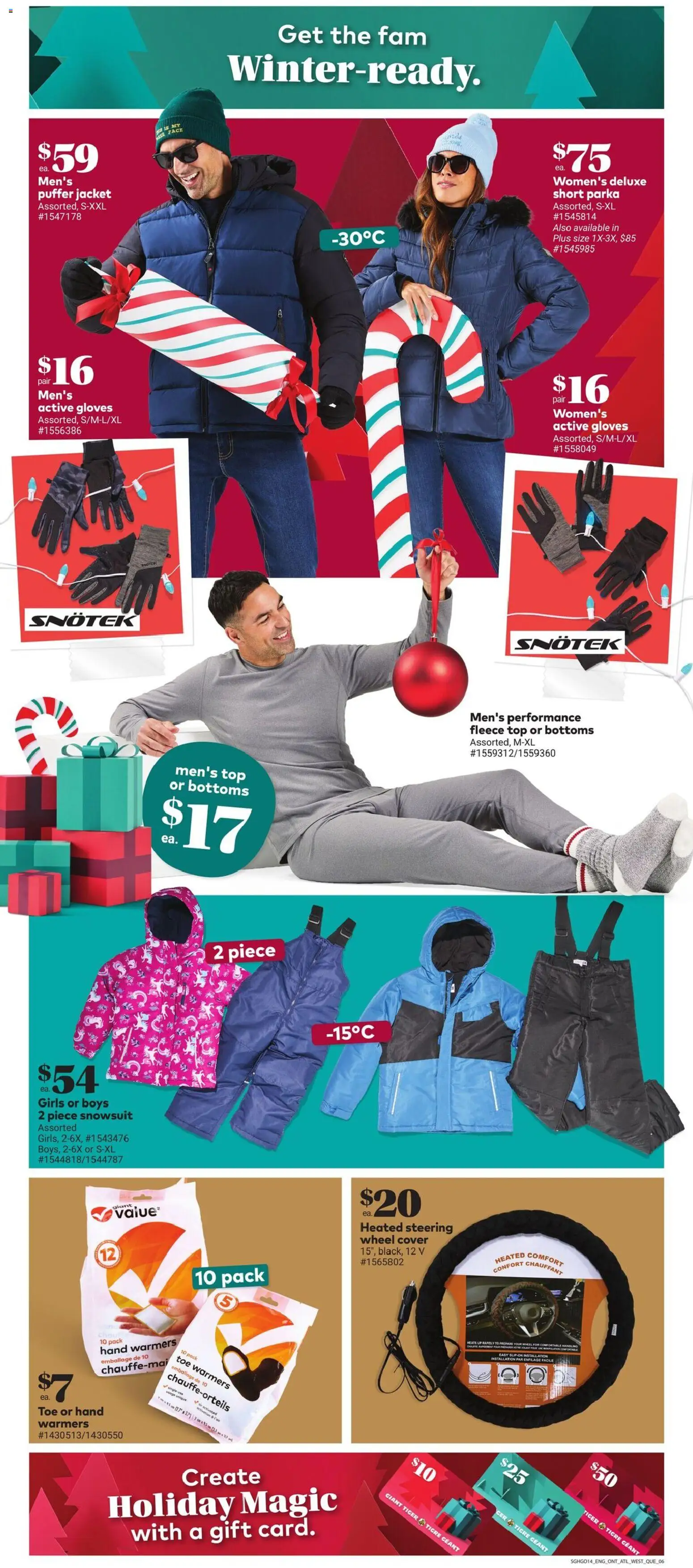 Giant Tiger flyer valid from 05.11.2025 | Page: 8 | Products: Gloves, Jacket