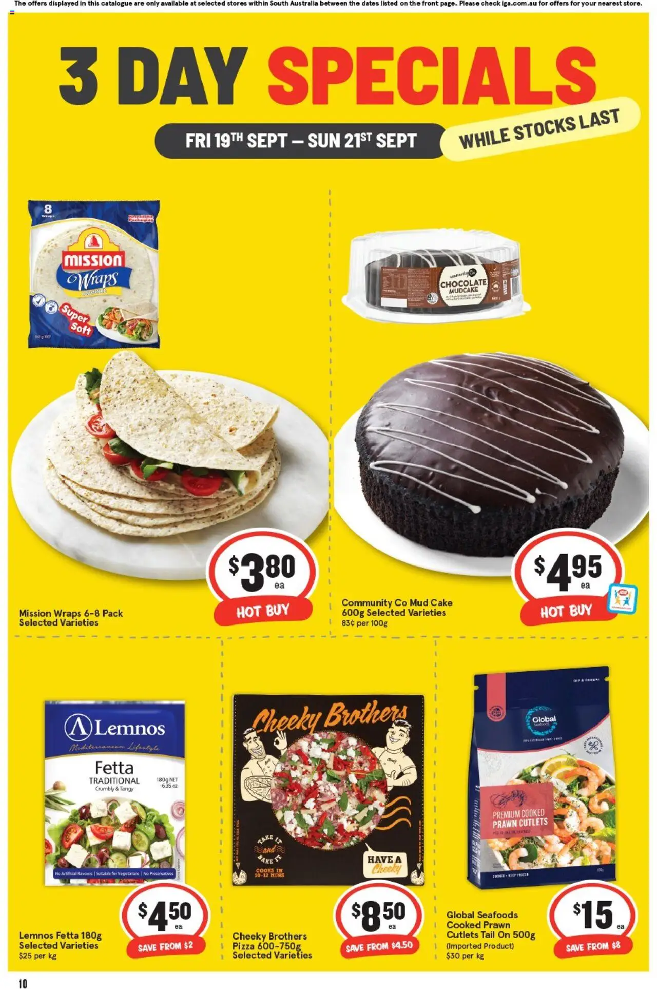 IGA catalogue - valid from 19.09.2025 | Page: 2 | Products: Chocolate, Pizza