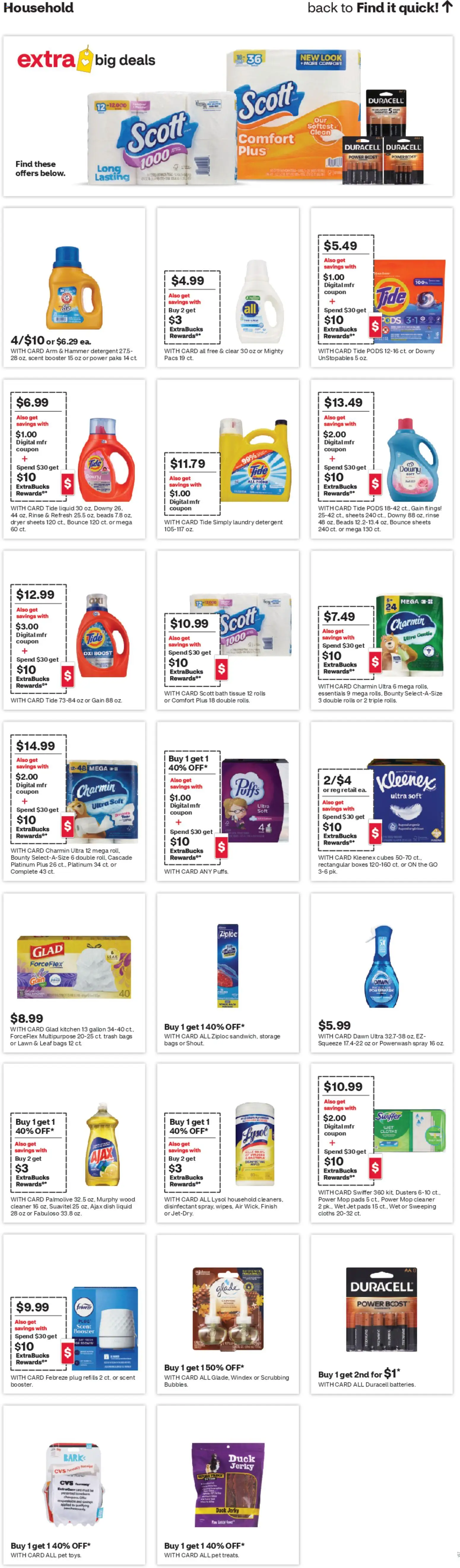 CVS Pharmacy Weekly Ad - WA - valid from 21.12.2025 | Page: 18 | Products: Bath, Hammer, Detergent, Pads