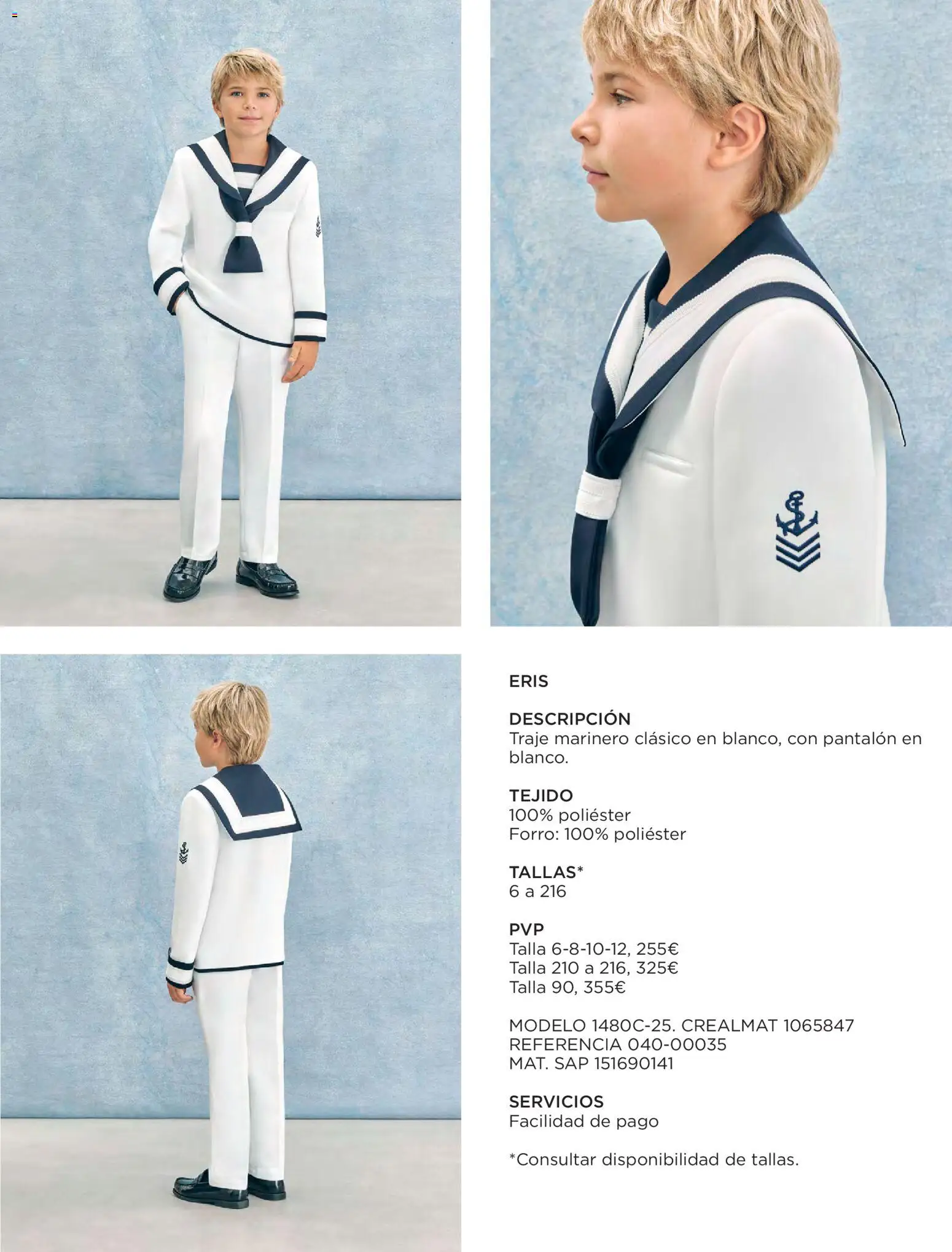 Nuevas ofertas de El Corte Inglés válidas en toda la República Mexicana desde el 20.11.2025. ¡Encuentra las mejores ofertas en El Corte Inglés catálogo Comuniones ! | Página: 12 | Productos: Traje