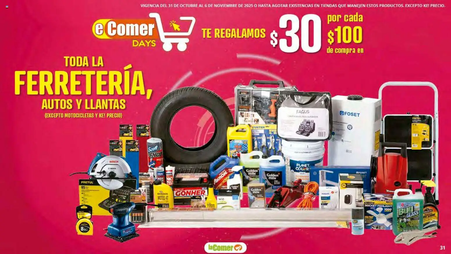 Nuevas ofertas de La Comer válidas en toda la República Mexicana desde el 31.10.2025. ¡Encuentra las mejores ofertas en La Comer folleto! | Página: 31 | Productos: Té