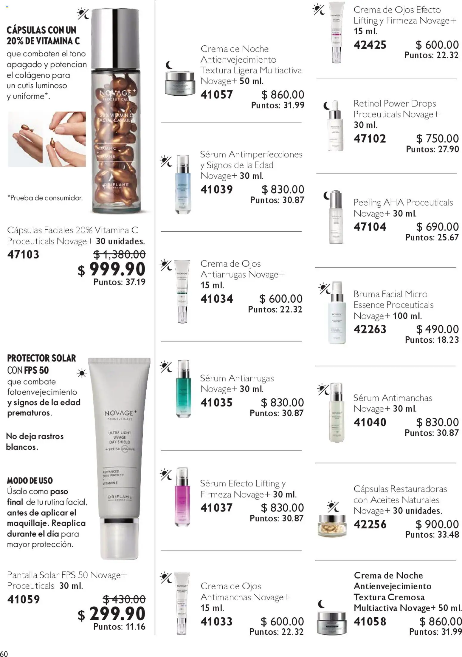 Nuevas ofertas de Oriflame válidas en toda la República Mexicana desde el 22.11.2025. ¡Encuentra las mejores ofertas en Oriflame Black Friday! | Página: 60 | Productos: Serum, Crema, Peeling, Protector solar