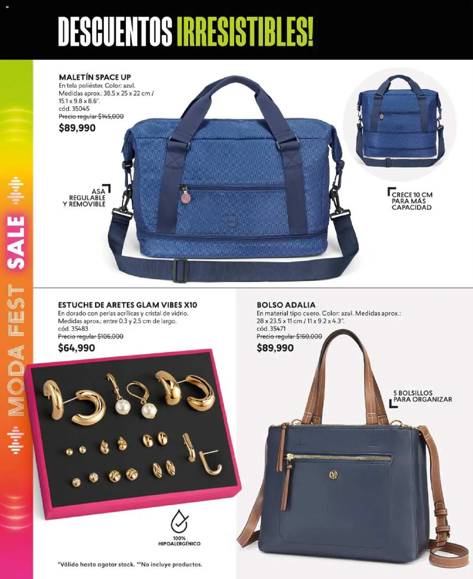 CyZone revista - valida desde el 01.05.2026 | Página: 76 | Productos: Bolso, Estuche, Aretes, Maletin