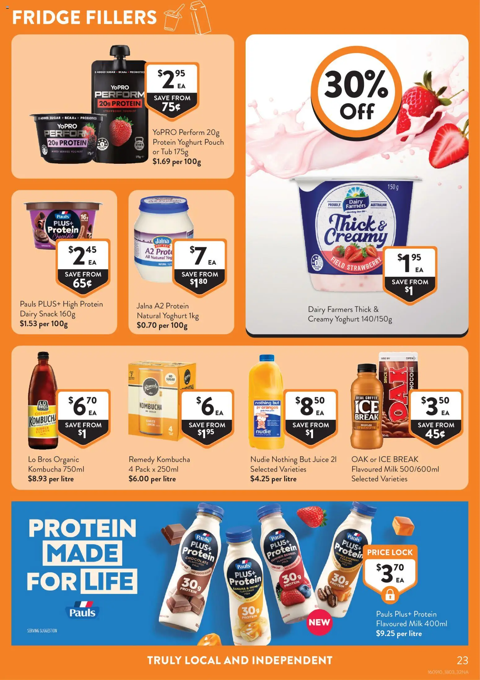 Foodworks catalogue - valid from 18.03.2026 | Page: 23 | Products: Yoghurt, Chocolate, Oranges, Sugar