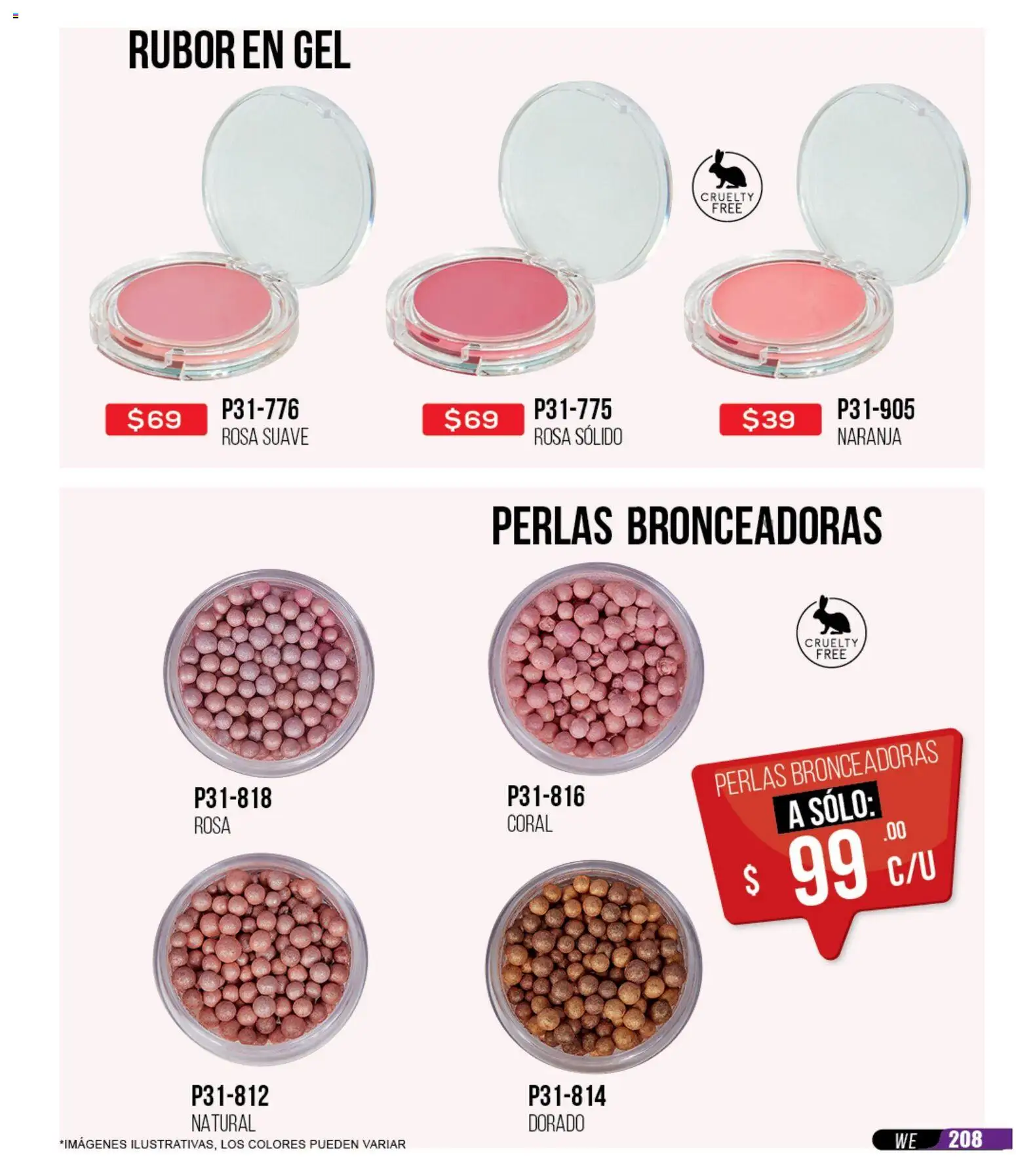 Nuevas ofertas de Cklass válidas en toda la República Mexicana desde el 30.11.2025. ¡Encuentra las mejores ofertas en Cklass catálogo Rebajas Navideñas Ropa! | Página: 209 | Productos: Rubor