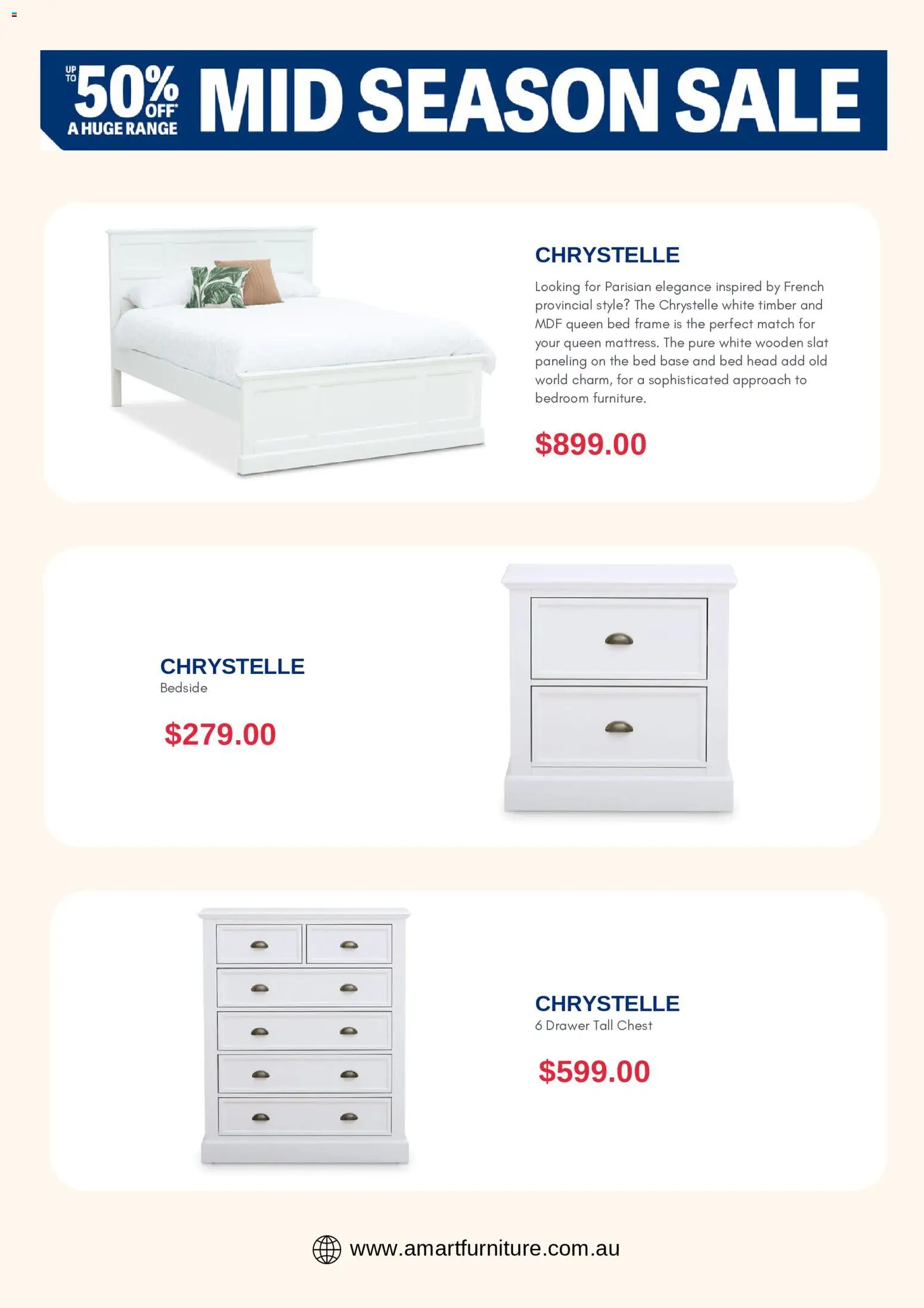 Amart Furniture catalogue - valid from 20.03.2026 | Page: 3 | Products: Bed frame, Drawer, Bed