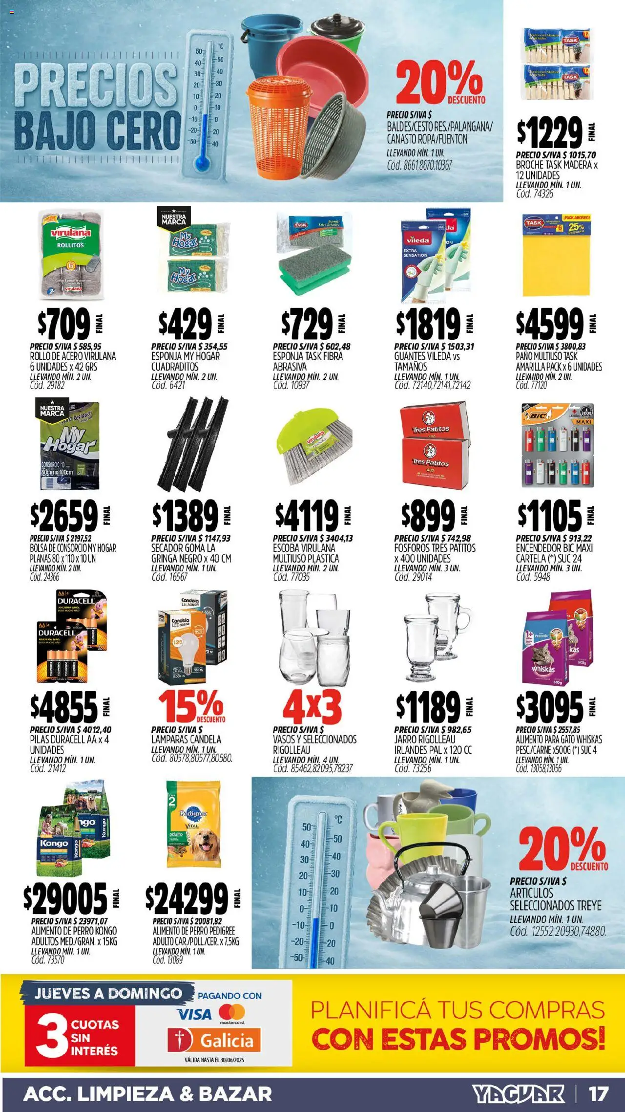 Yaguar - Chaco │ válido desde el 16.06.2025 | Página: 16 | Productos: Encendedor, Bolsa, Esponja, Escoba