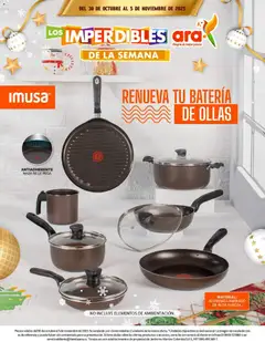 Ara - Imperdibles ara de la semana -  Vista previa de la revista de la tienda Ara valido desde el 30.10.2025