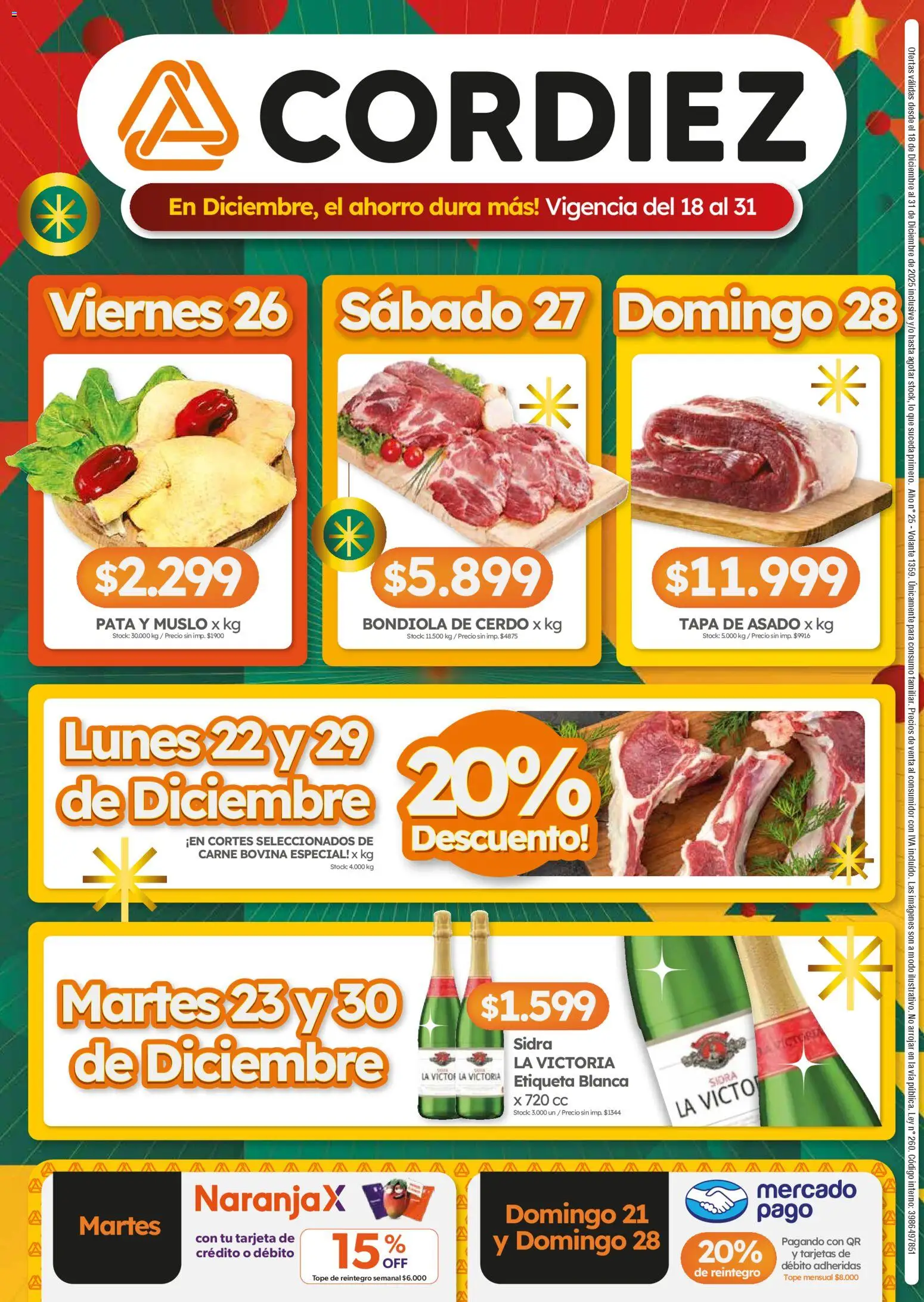 Cordiez ofertas │ válido desde el 18.12.2025 | Página: 12 | Productos: Cerdo