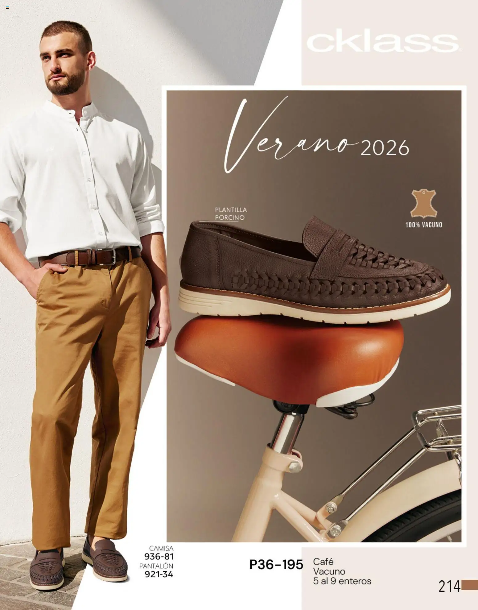 Nuevas ofertas de Cklass válidas en toda la República Mexicana desde el 05.03.2026. ¡Encuentra las mejores ofertas en Cklass catálogo Complemento Verano Ropa! | Página: 457 | Productos: Camisa, Café