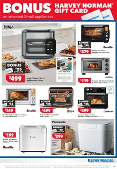 Preview of Harvey Norman Small Appliances Small Appliances Catalogue - valid from 18.10.2025 | Page: 9 | Products: Bread, Pasta, Accessories, Oven