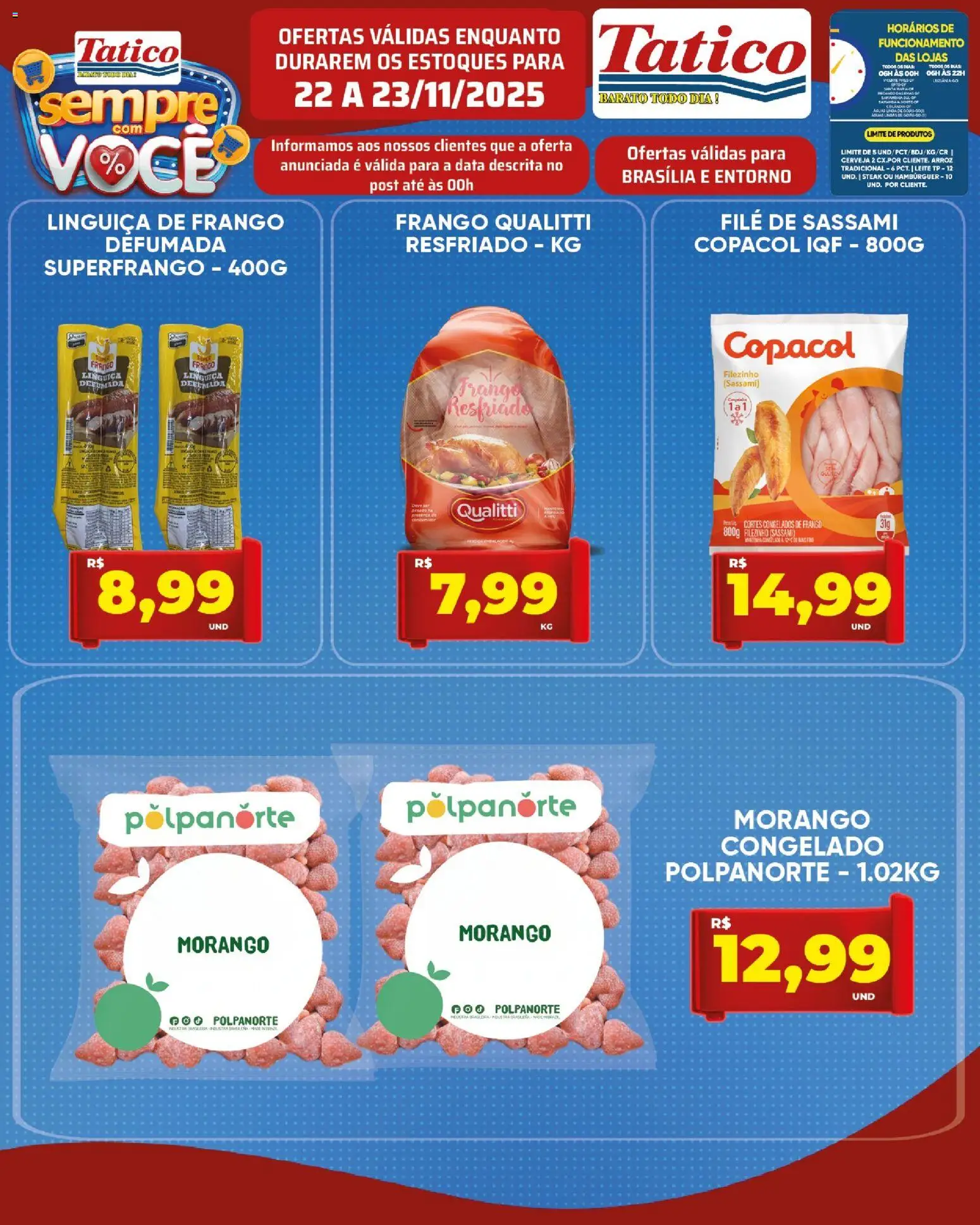 Tatico Folheto - válido de 24.11.2025 | Página: 24 | Produtos: Cerveja, Arroz, Hambúrguer, Frango