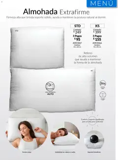 Vista previa de Colchas Concord catálogo, nuevo folleto de la tienda, válido en México a partir del 01.05.2026 | Página: 166 | Productos: Almohada