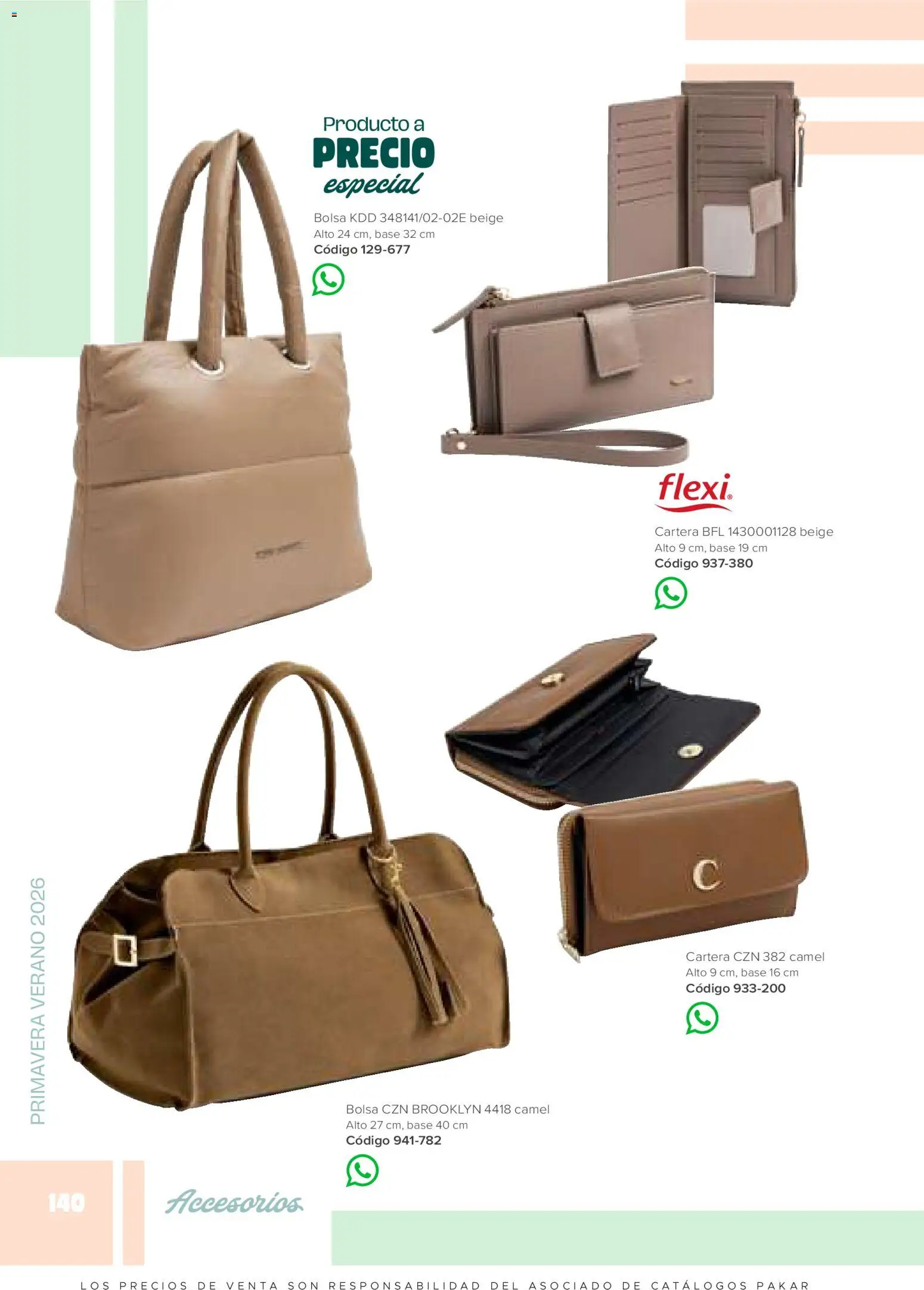 Nuevas ofertas de SC Pakar válidas en toda la República Mexicana desde el 30.01.2026. ¡Encuentra las mejores ofertas en SC Pakar catálogo Ropa! | Página: 140 | Productos: Bolsa