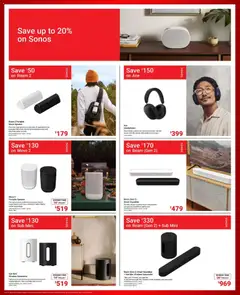 Preview of Visions weekly flyer / circulaire from shop Visions valid from 20.03.2026 | Page: 3 | Products: Headphones, Speaker