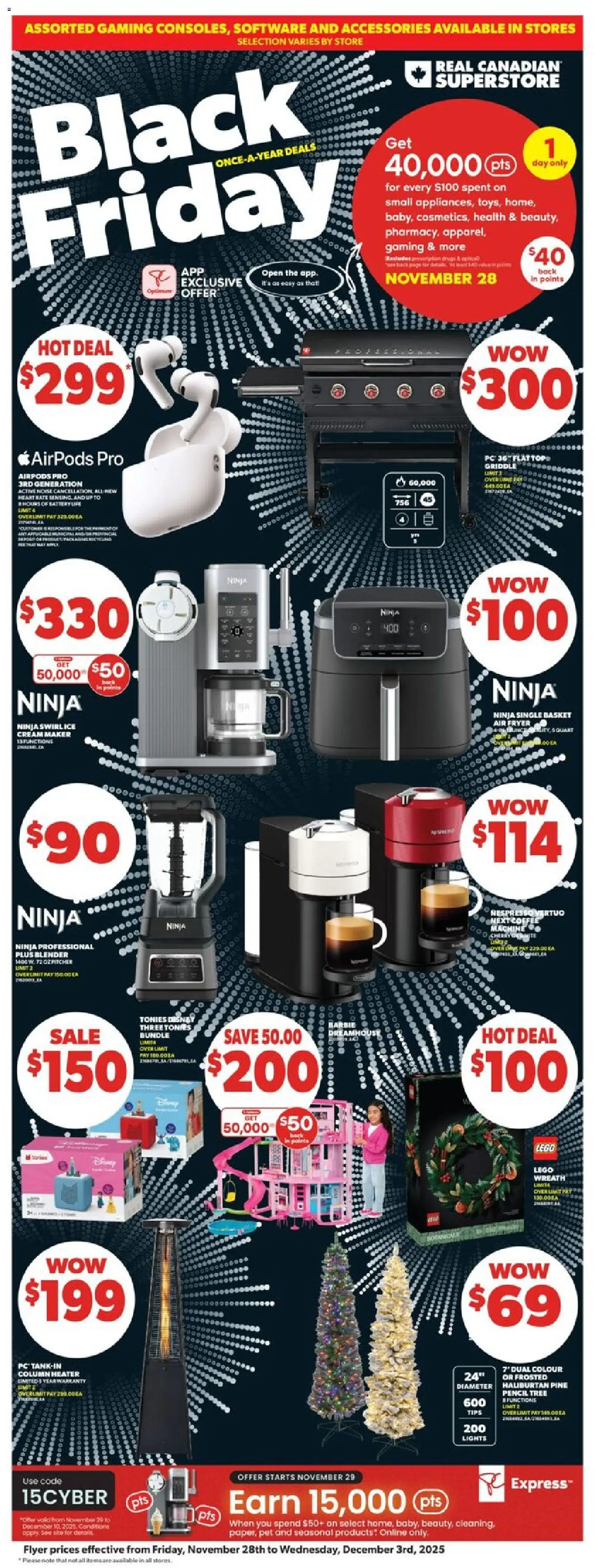 Real Canadian Superstore flyer valid from 27.11.2025 | Page: 37 | Products: PC, Fryer, Battery, Basket