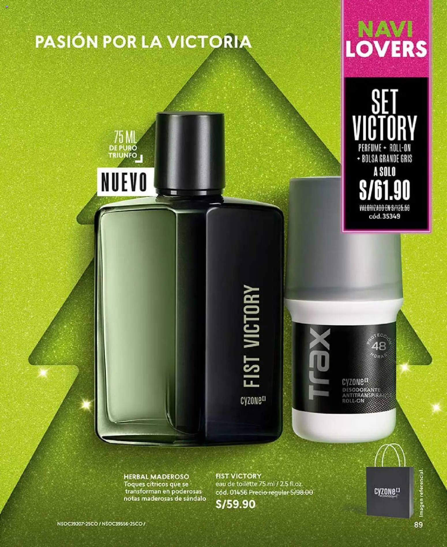 Catálogo CyZone válido desde 14.11.2025 | Página: 101 | Productos: Desodorante, Bolsa, Perfume, EAU de Toilette