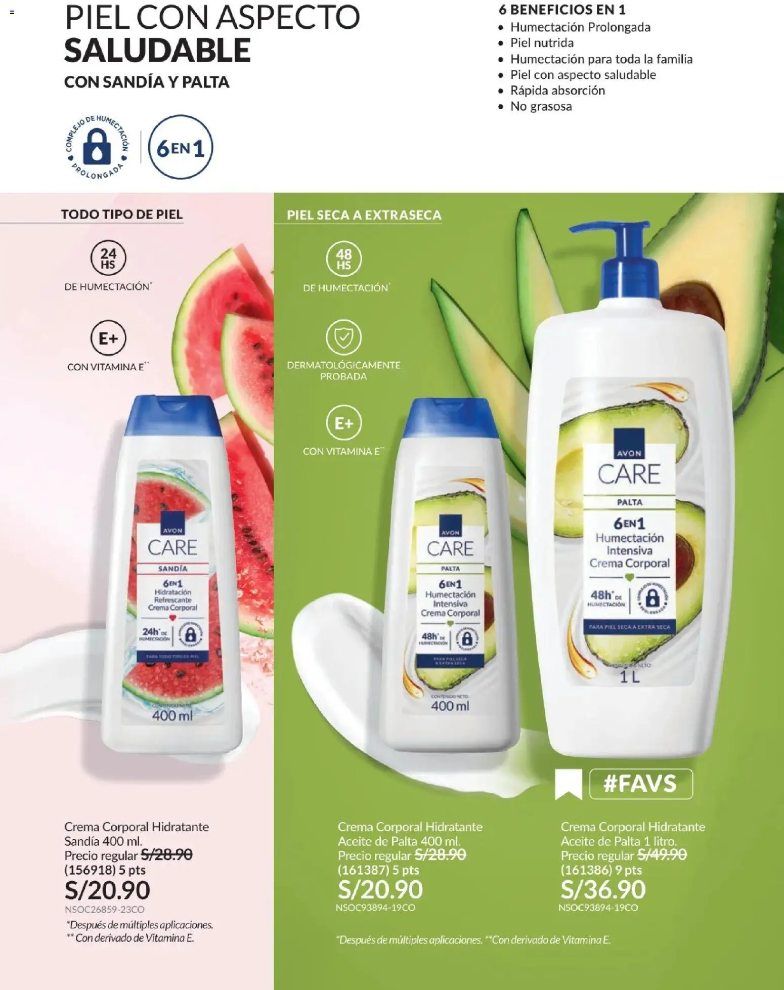 Catálogo Avon válido desde 01.01.2026 | Página: 123 | Productos: Aceite, Crema