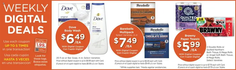 Preview of Ralphs weekly ads valid from 04.03.2026 | Page: 3 | Products: Chocolate, Cookies, Body Wash, Sugar