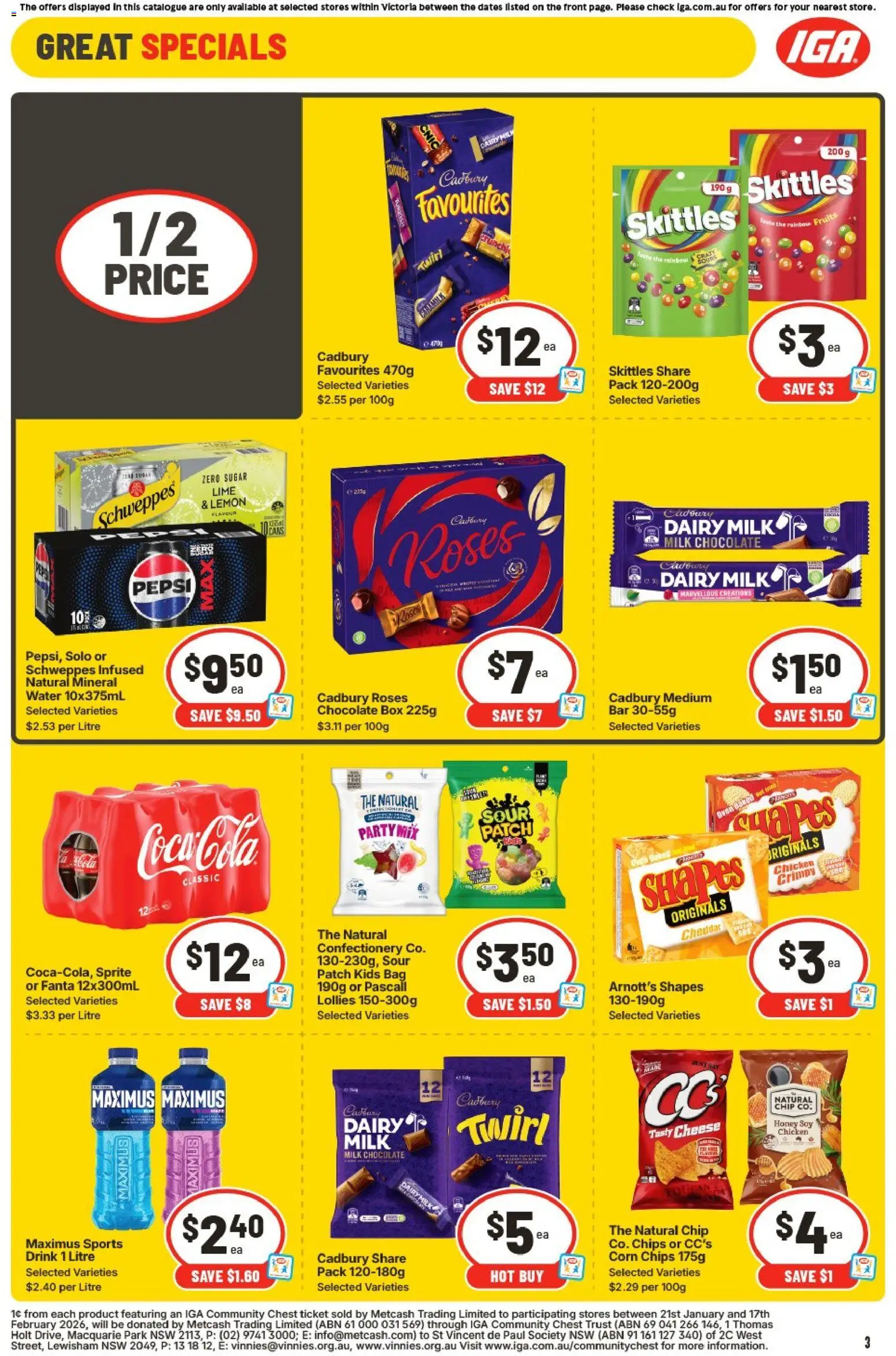 IGA catalogue - valid from 04.02.2026 | Page: 9 | Products: Diamond, Rice, Chips, Lemon