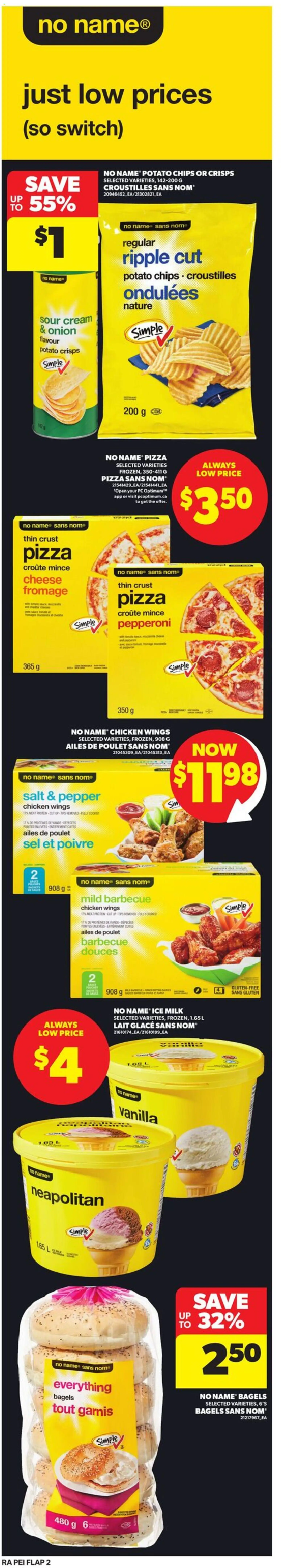 Atlantic Superstore flyer valid from 25.12.2025 | Page: 2 | Products: Sour cream, Cream, Chicken wings, Milk