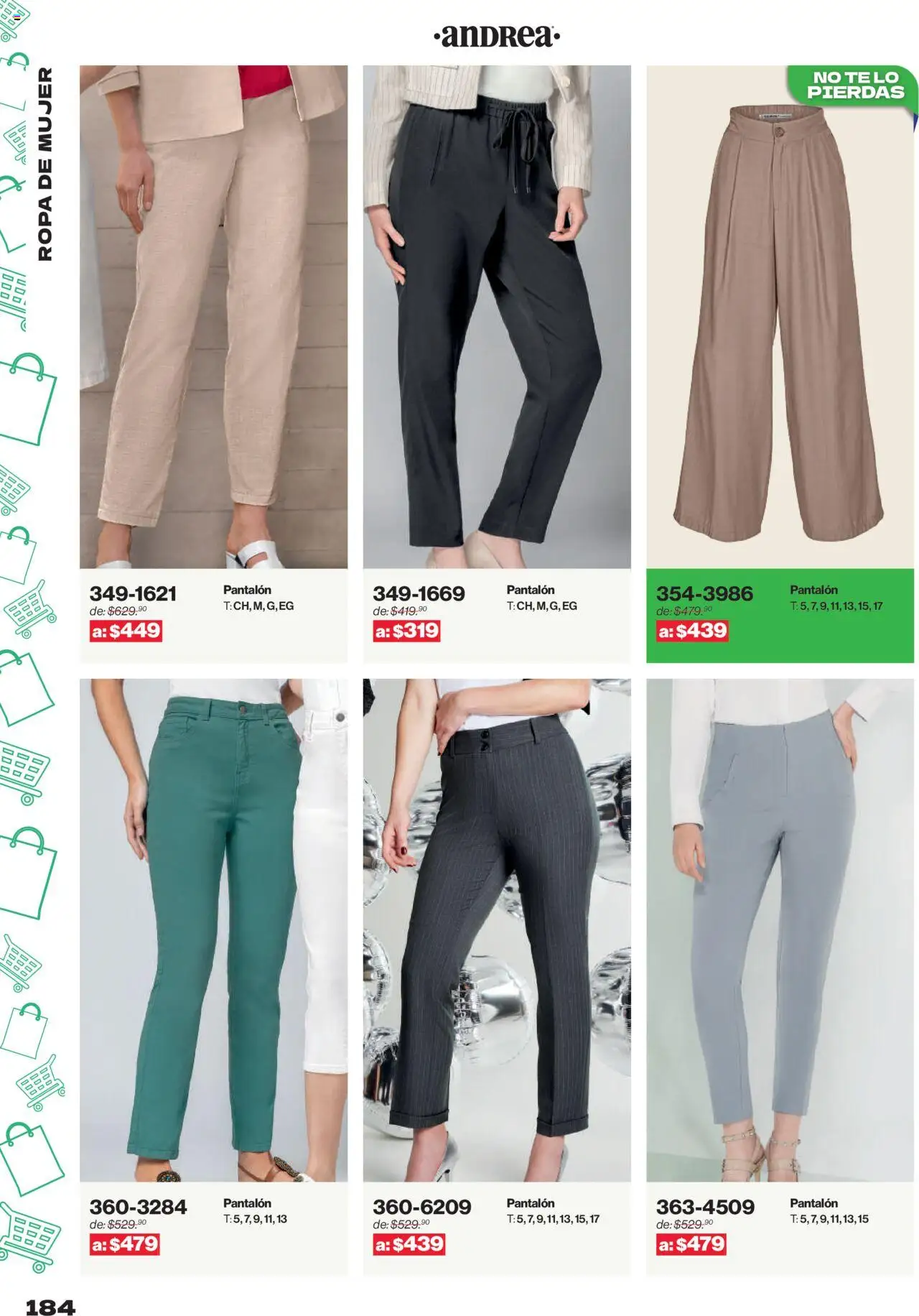 Nuevas ofertas de Andrea válidas en toda la República Mexicana desde el 10.08.2025. ¡Encuentra las mejores ofertas en Andrea - Catálogo Outlet! | Página: 184 | Productos: Ropa, Té