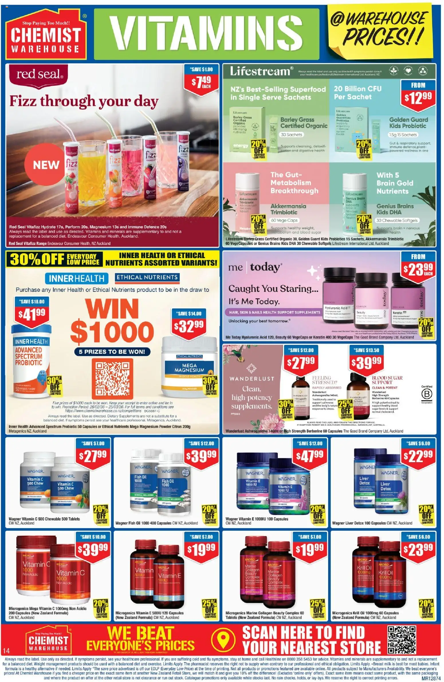Chemist Warehouse catalogue from 26.02.2026 | Page: 14