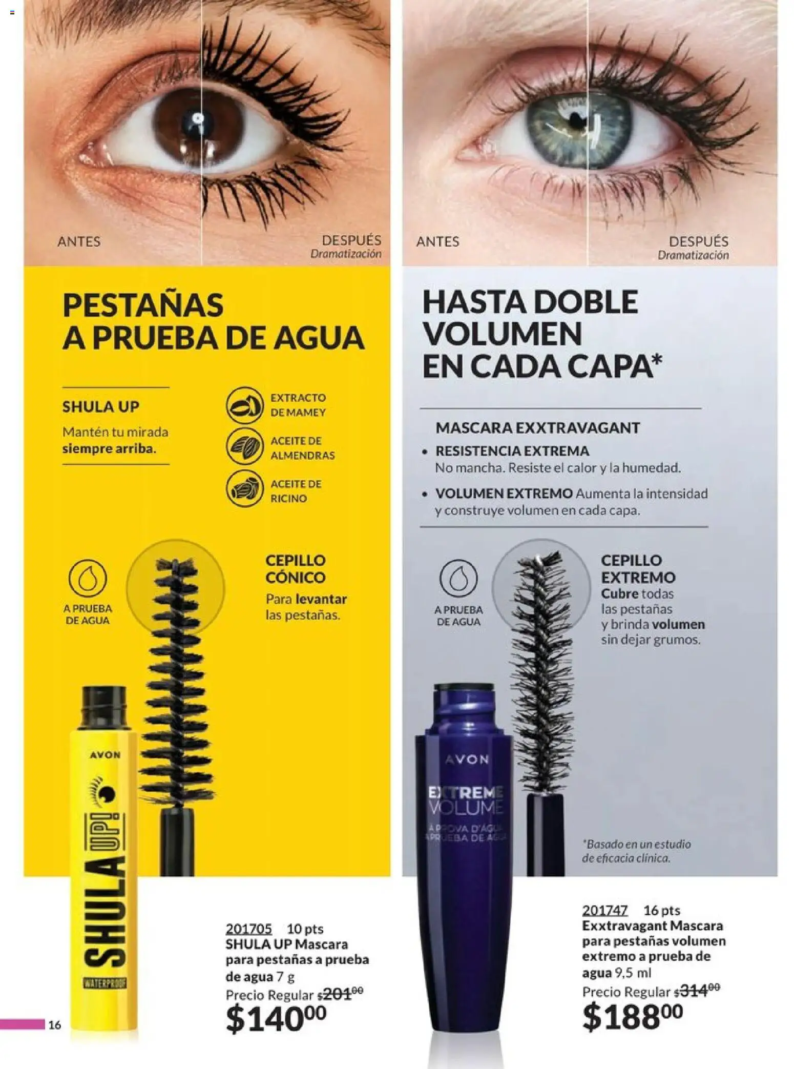 Nuevas ofertas de AVON válidas en toda la República Mexicana desde el 20.12.2025. ¡Encuentra las mejores ofertas en AVON campaña 1 2026! | Página: 21 | Productos: Cepillo, Máscara, Agua, Aceite