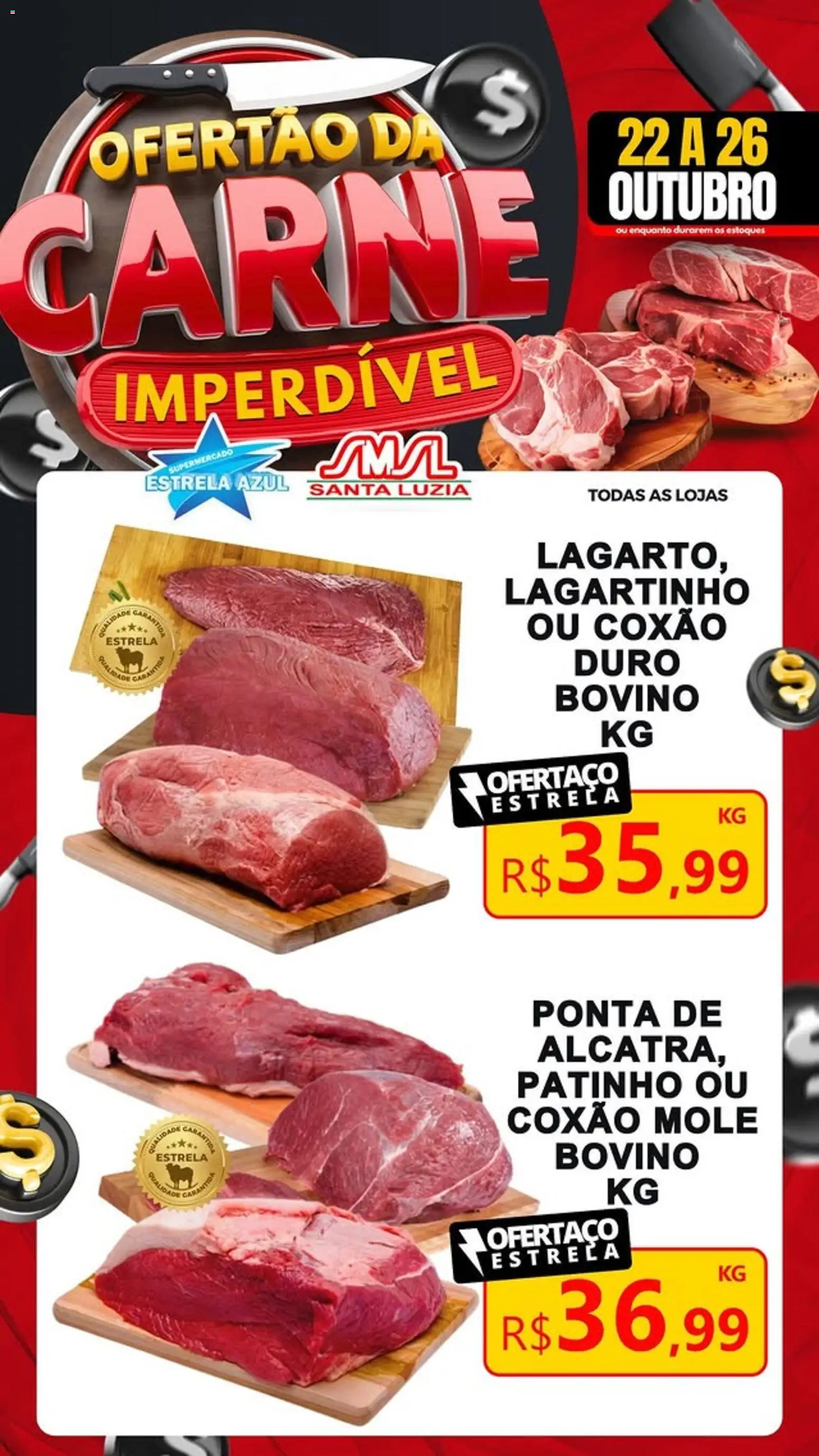 Estrela Azul Folheto - válido de 22.10.2025 | Página: 3 | Produtos: Carne