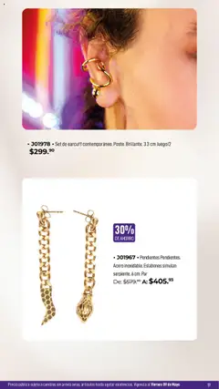 Nuevas ofertas de Home Interiors válidas en toda la República Mexicana desde el 28.04.2025. ¡Encuentra las mejores ofertas en Home Interiors catálogo Victoria Zolassi! | Página: 17 | Productos: Pendientes